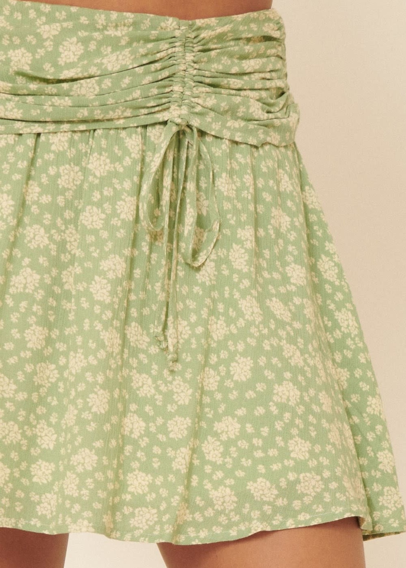 Promesa USA Floral Print Woven Mini Skirt