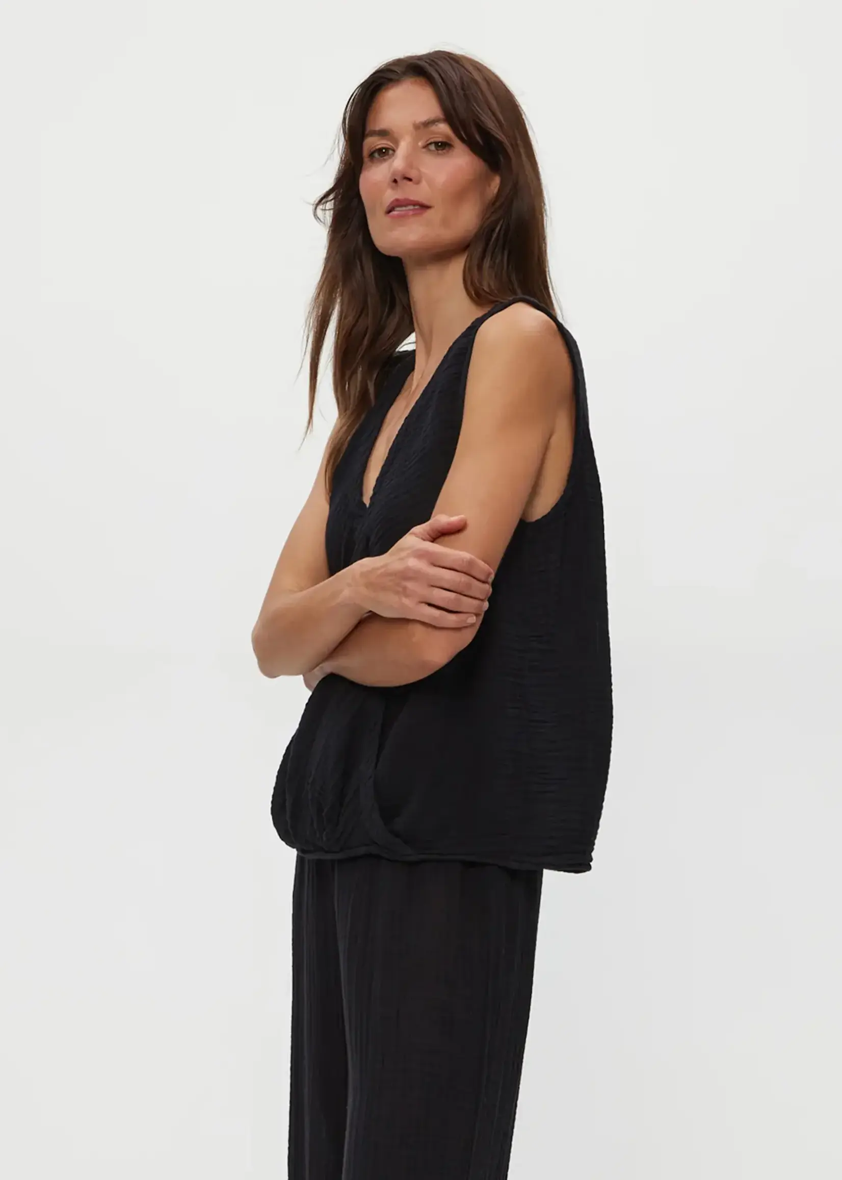 Michael Stars Kate Surplice Tank