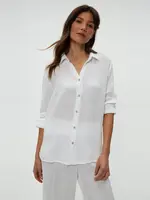 Michael Stars Leo Button Down Shirt Gauze