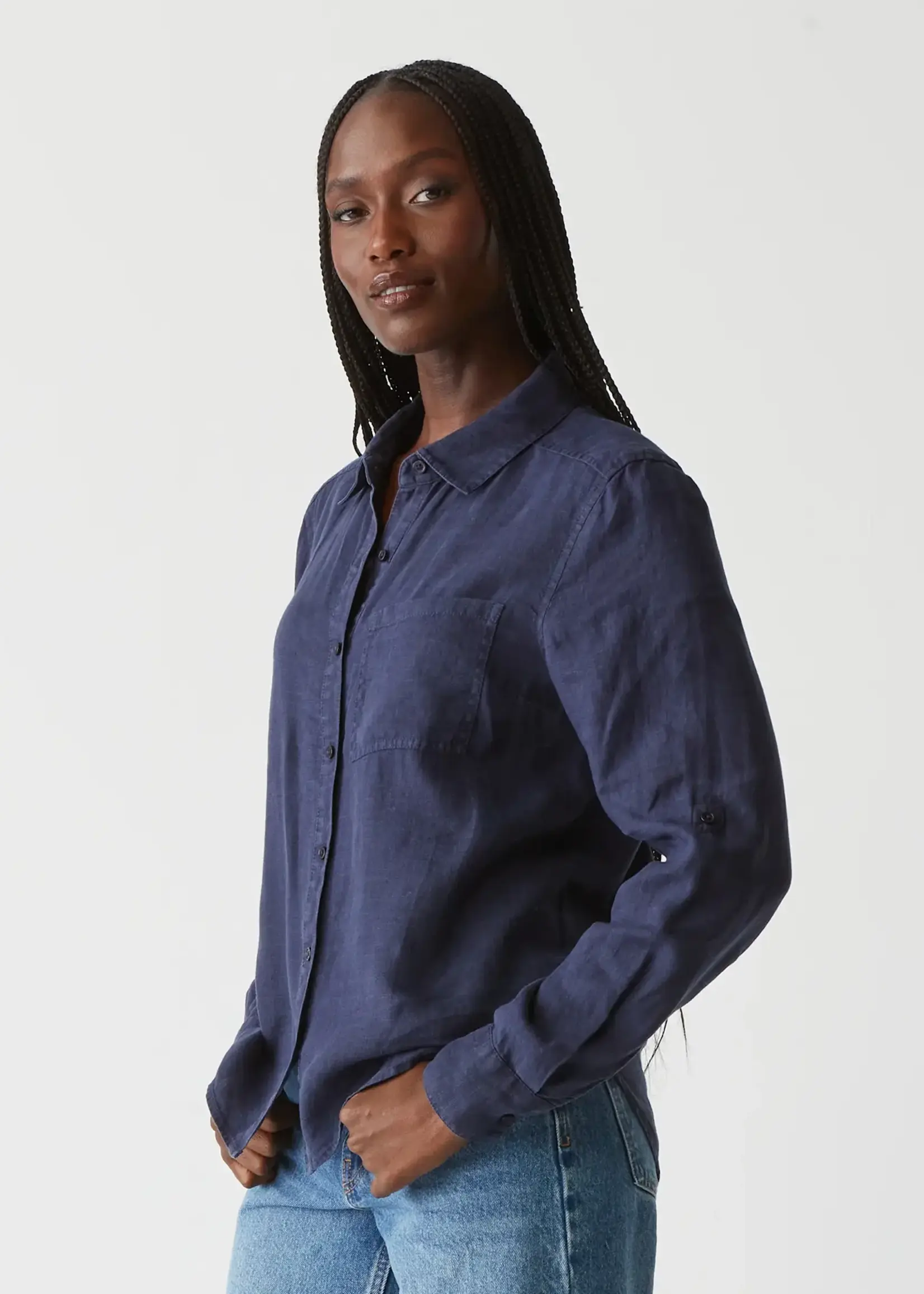 Michael Stars Spencer Pocket Buttondown