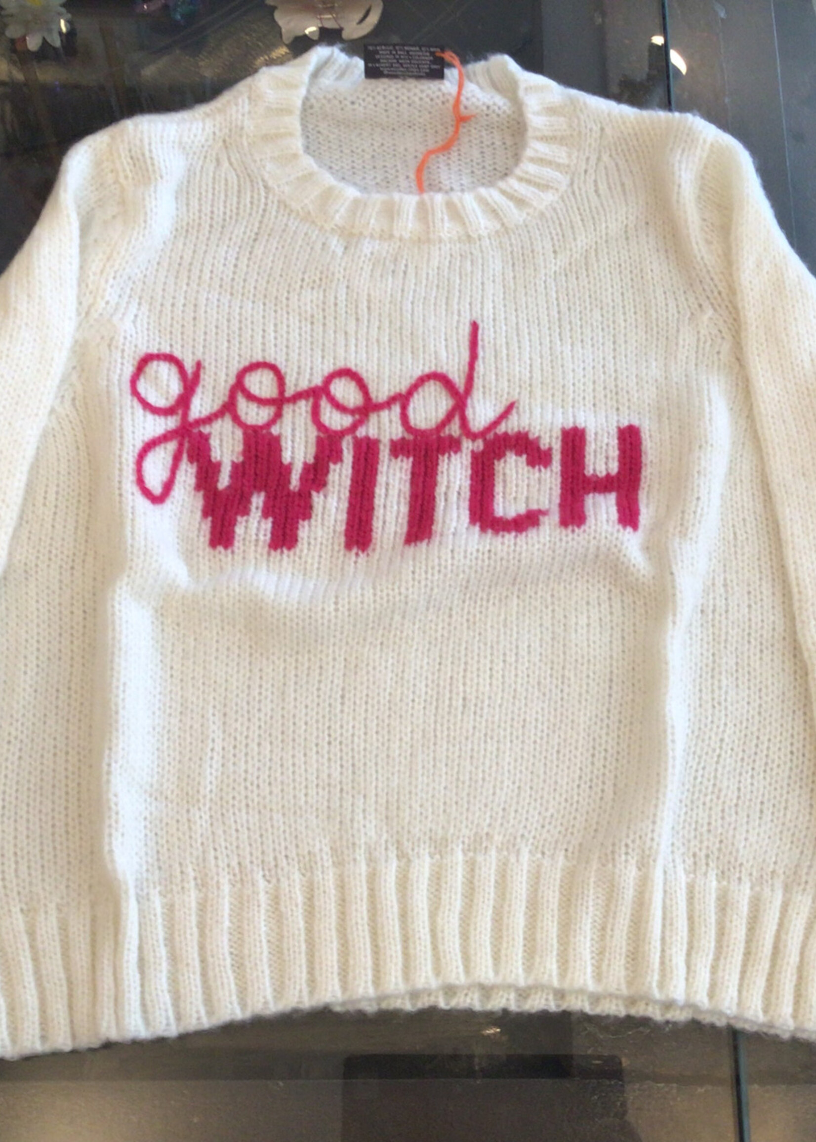 Wooden Ships Good Witch Embroidered Crew Chunky