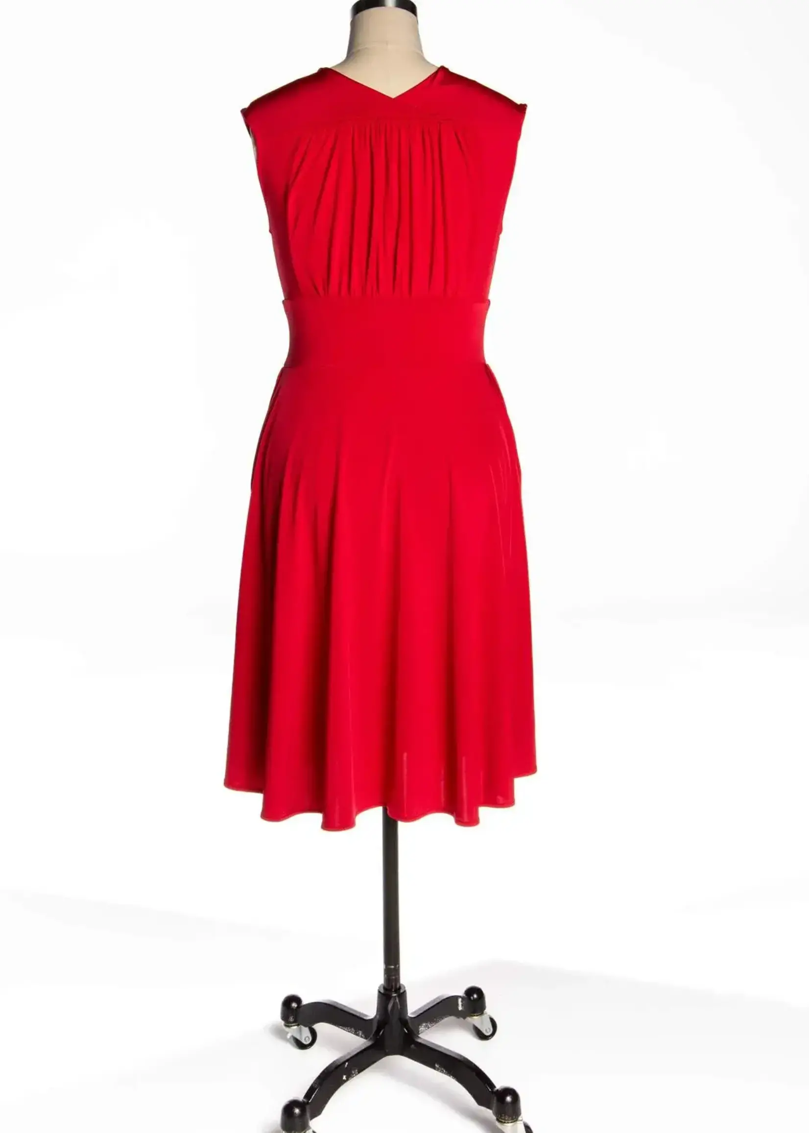 Karina Dresses Nora Dress - Solid Red