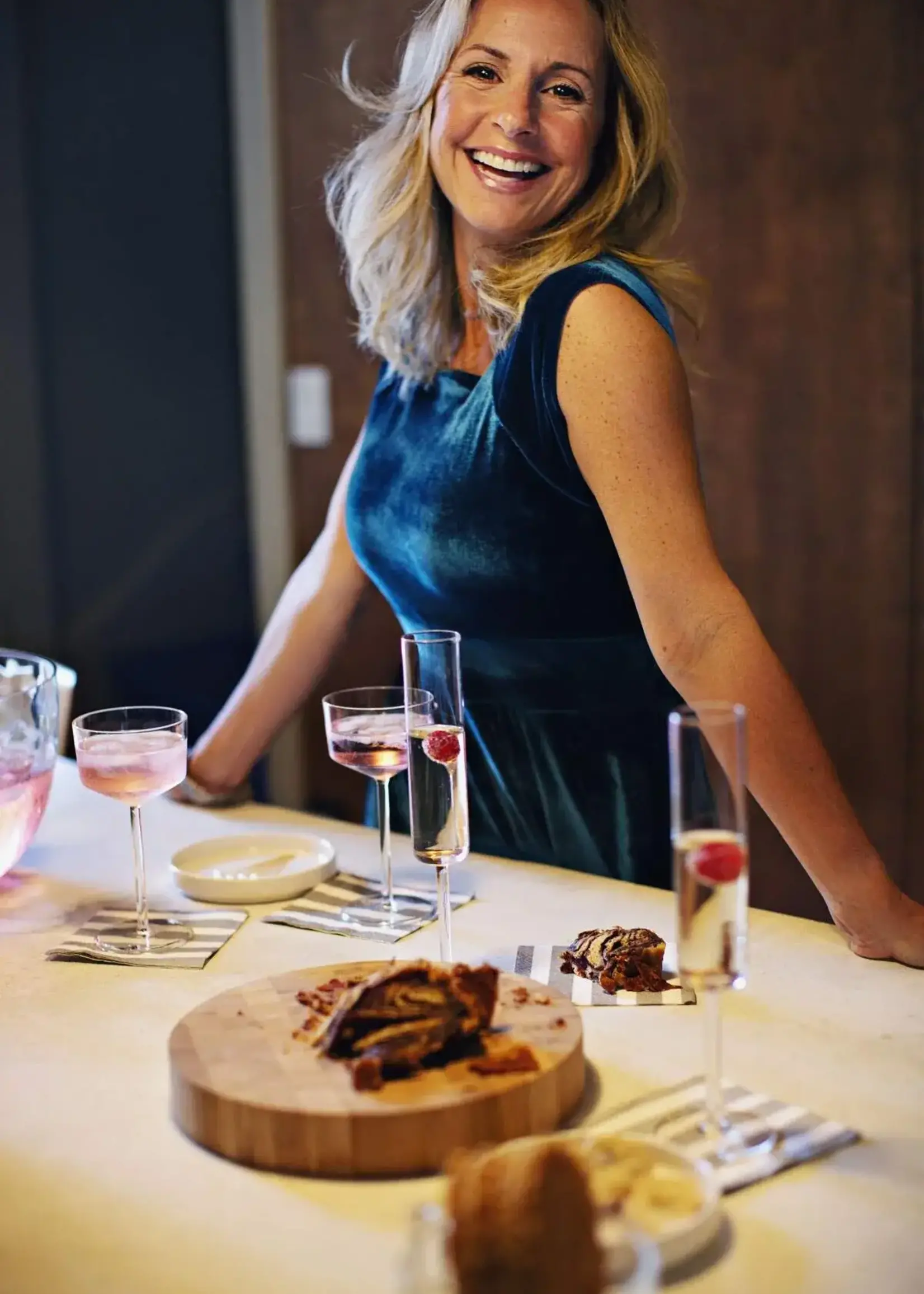 Karina Dresses Abigail Dress - Peacock Velvet