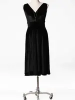 Karina Dresses Abigail Dress - Onyx Velvet