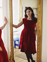 Karina Dresses Jackie Dress - Scarlet Velvet