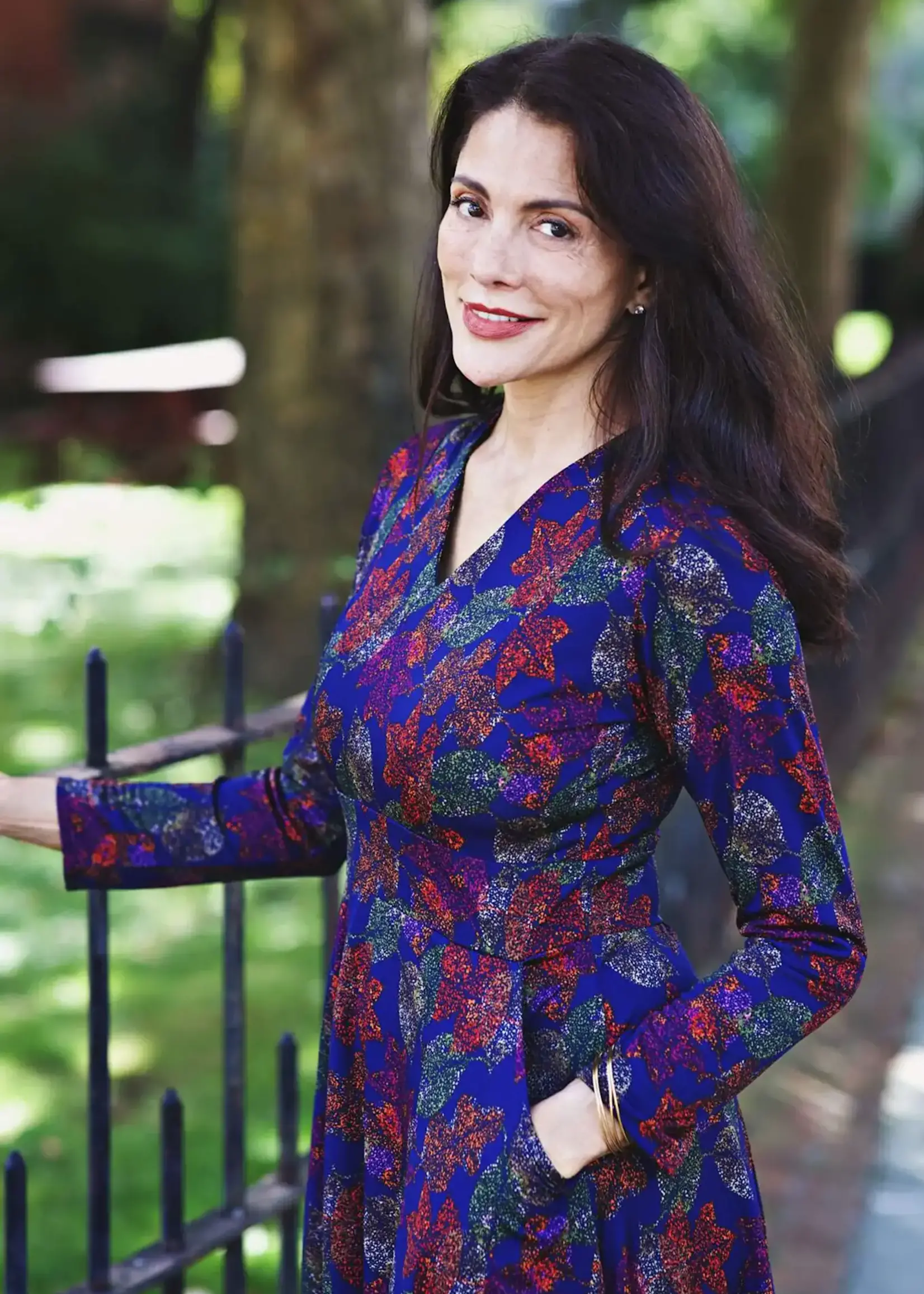 Karina Dresses Cecelia Dress - Jeweled Leaves