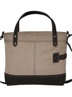 Mona B Jules Buckled Canvas Crossbody Bag