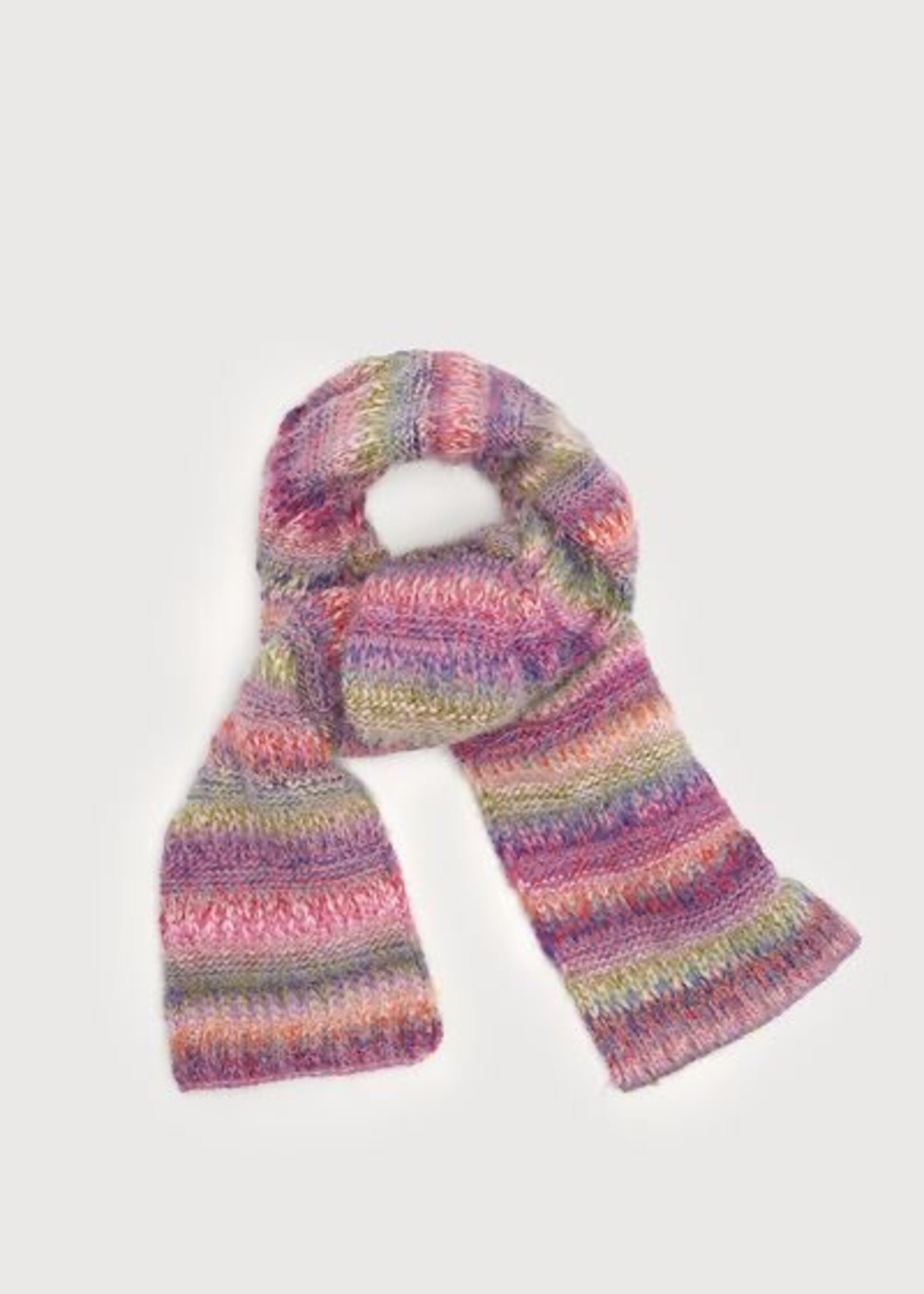 Saachi Multicolored Knit Scarf