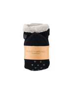 Bickley + Mitchell Slipper Sock Ankle - Black