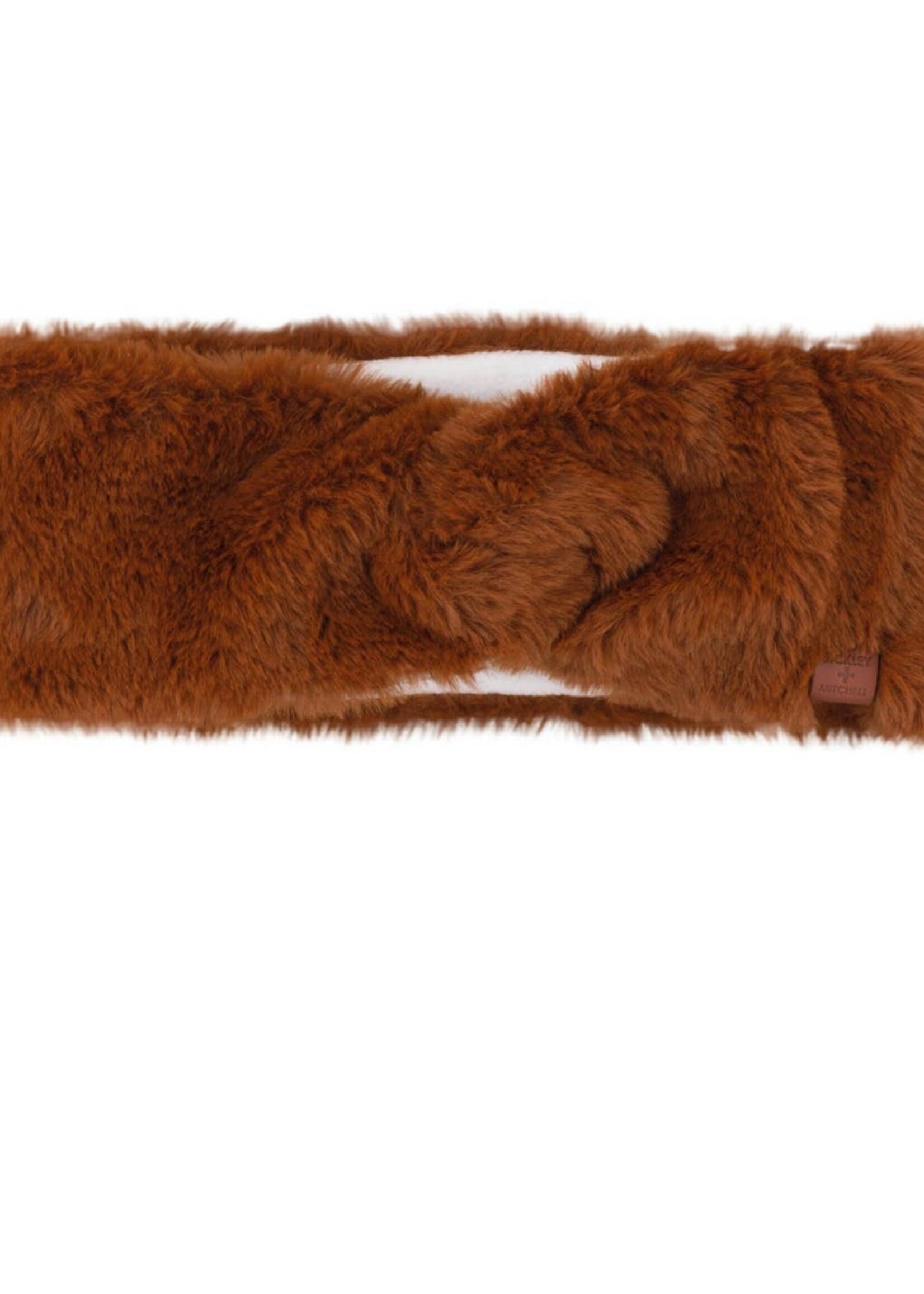 Bickley + Mitchell Headband - Faux Fur - Brown