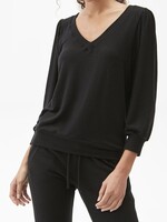 Michael Stars Gabriella V Neck 3/4 Slve