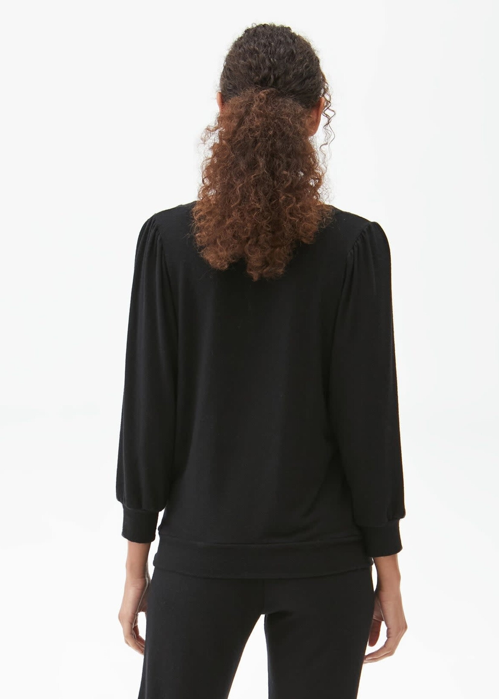 Michael Stars Gabriella V Neck 3/4 Slve