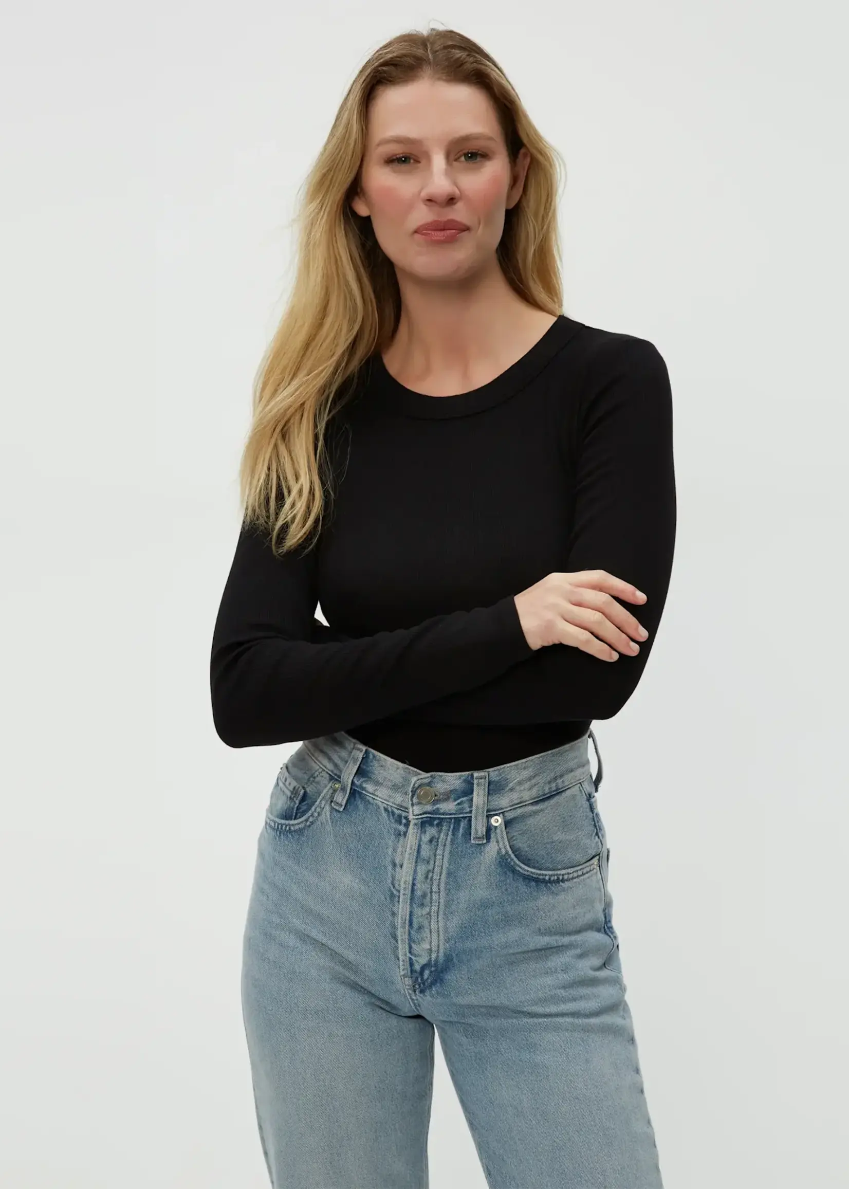 Michael Stars Zola Long Sleeve Crew Tee