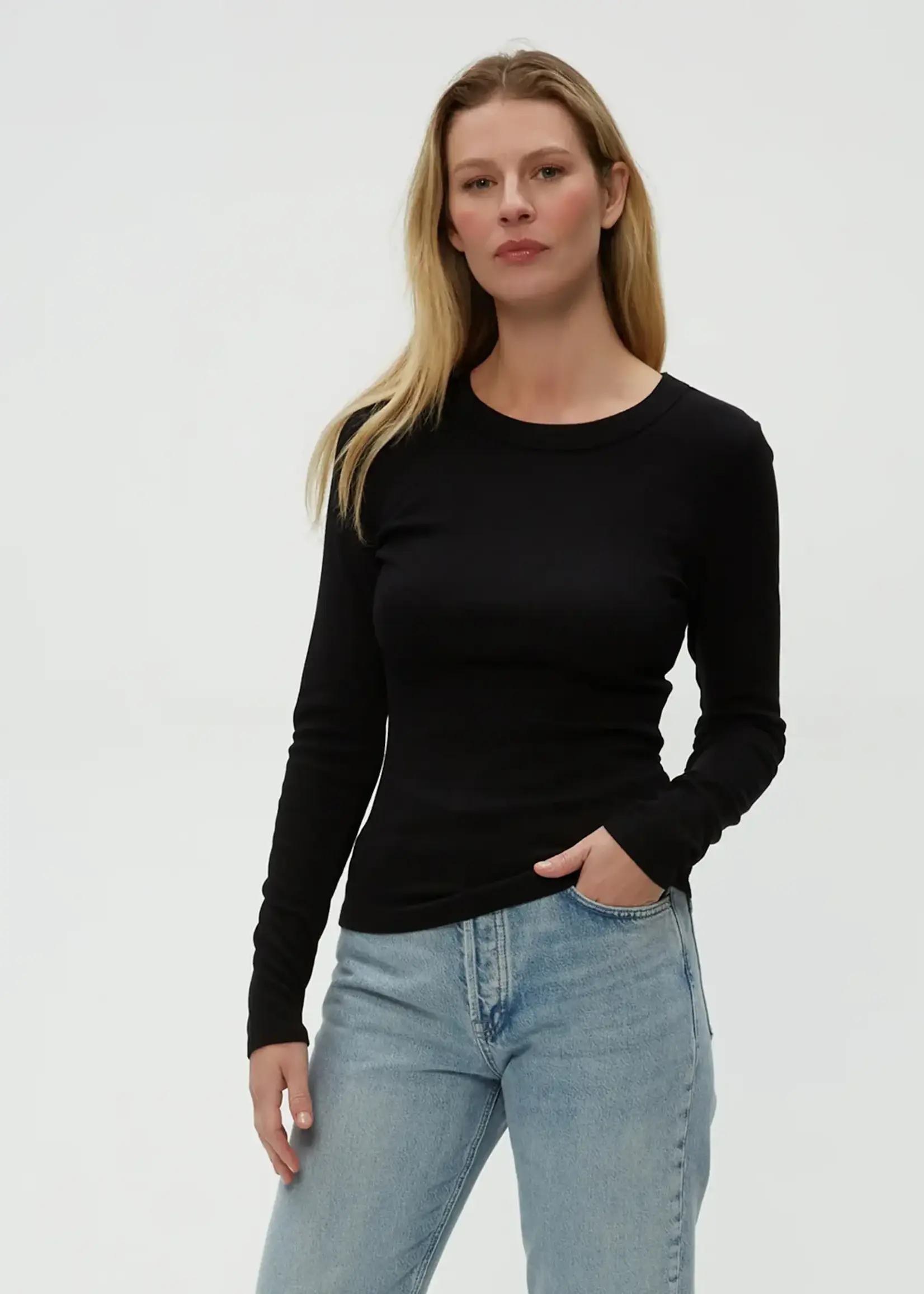 Michael Stars Zola Long Sleeve Crew Tee