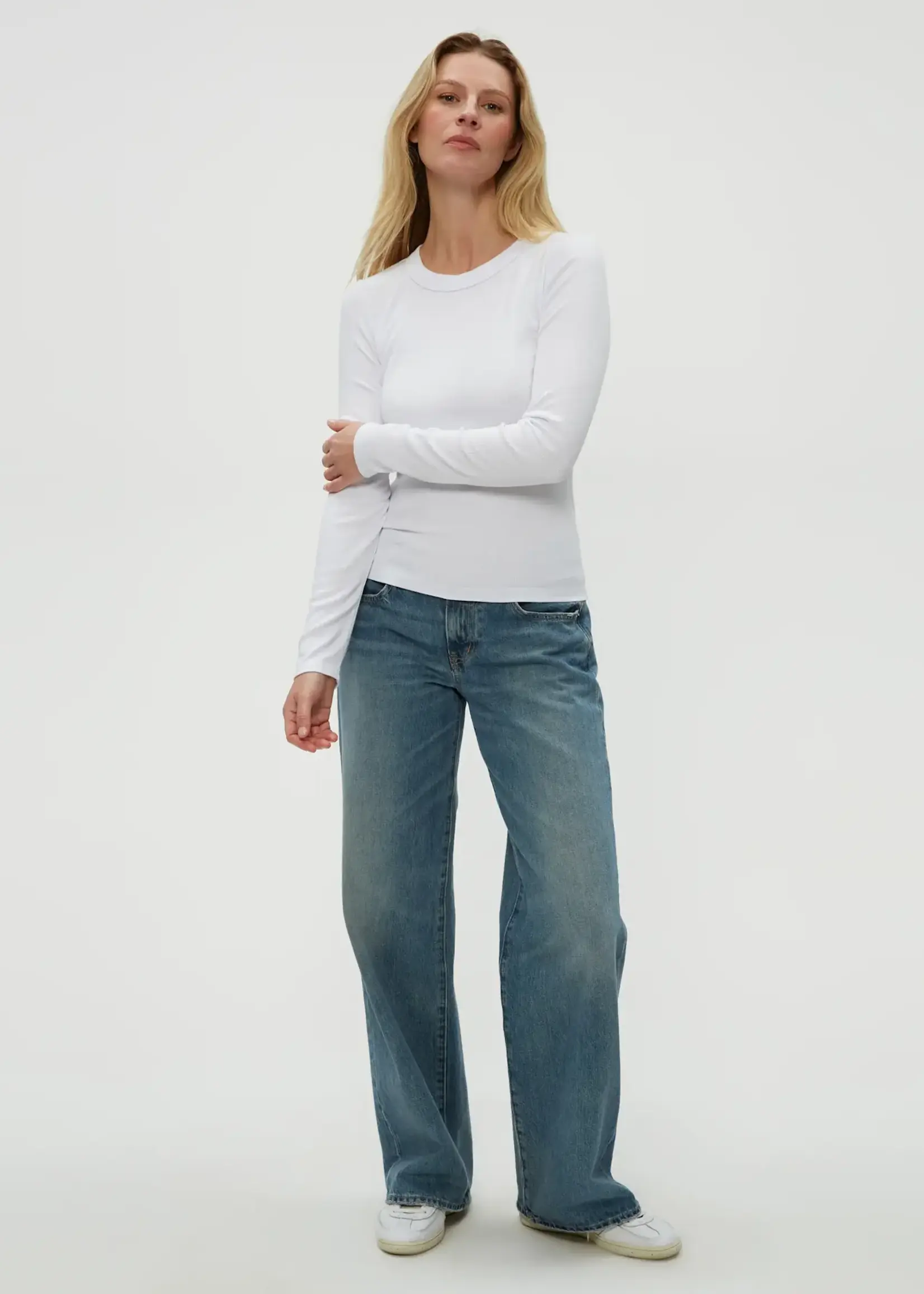 Michael Stars Zola Long Sleeve Crew Tee