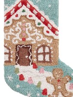Peking Handicraft Stocking w/Tassels Gingerbread