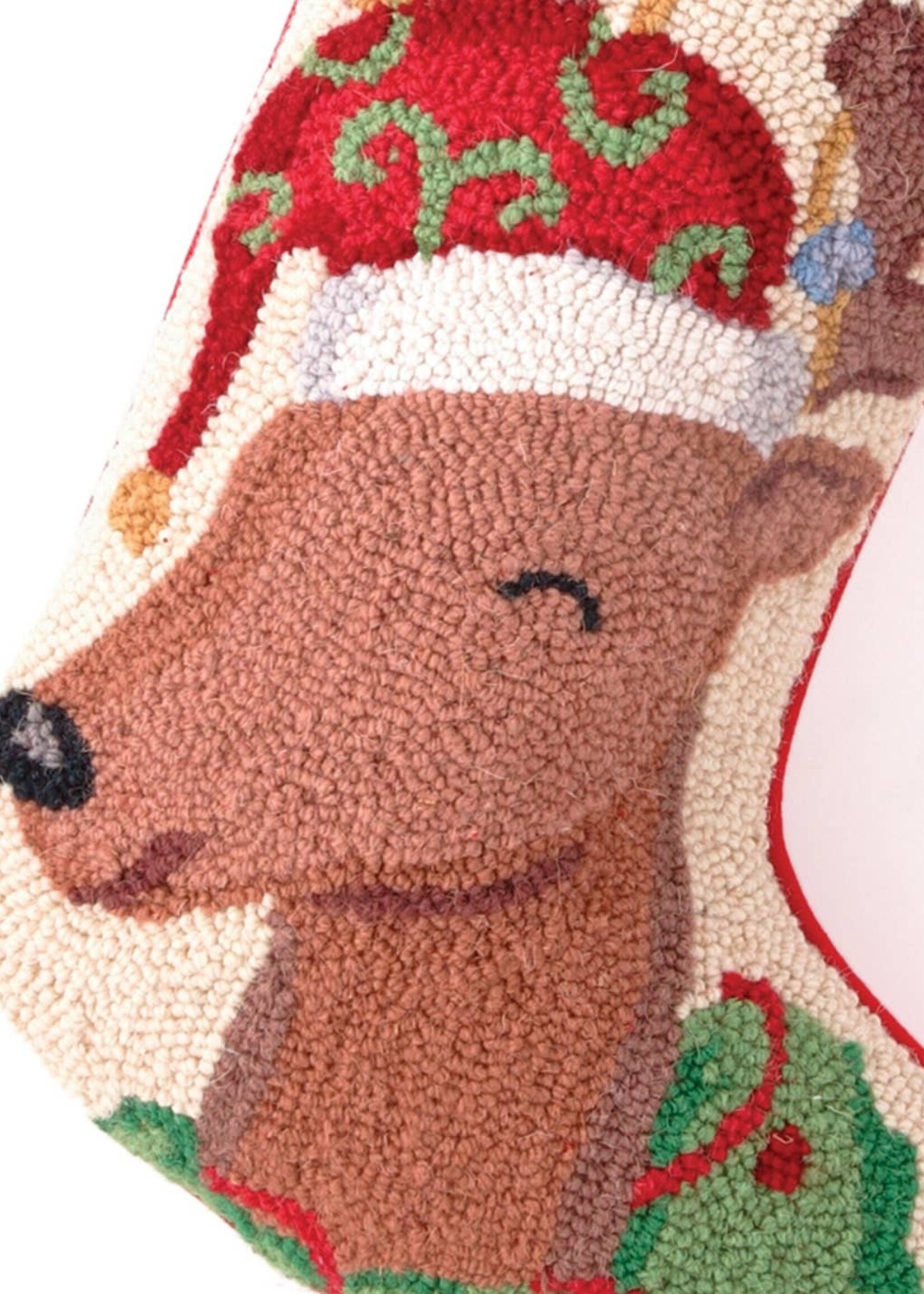 Peking Handicraft Stocking Reindeer
