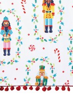 Peking Handicraft Dish Towel Nutcrackers W/Pom Pom