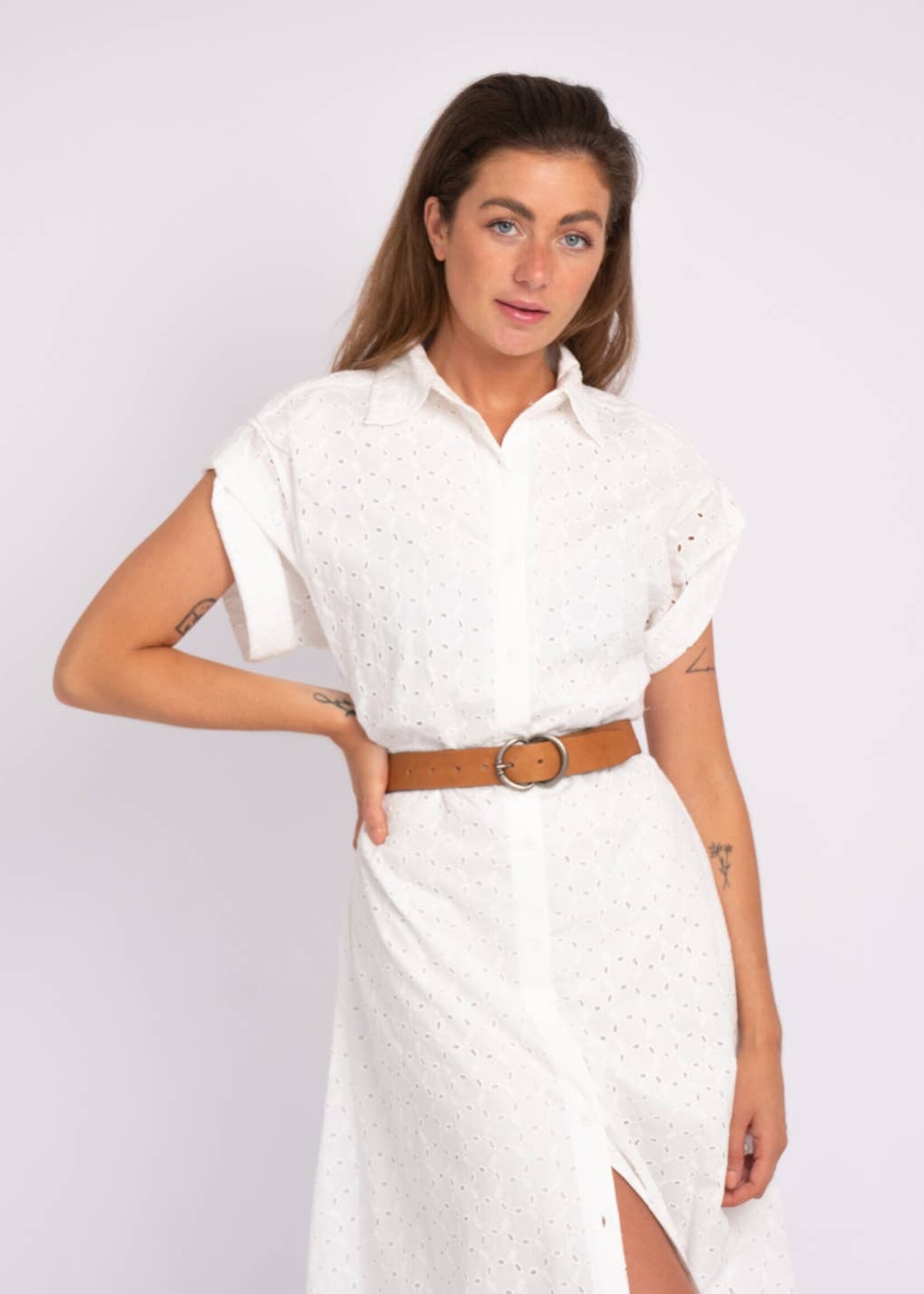 Amsterdam Heritage Vicky Double C Ring Leather Belt