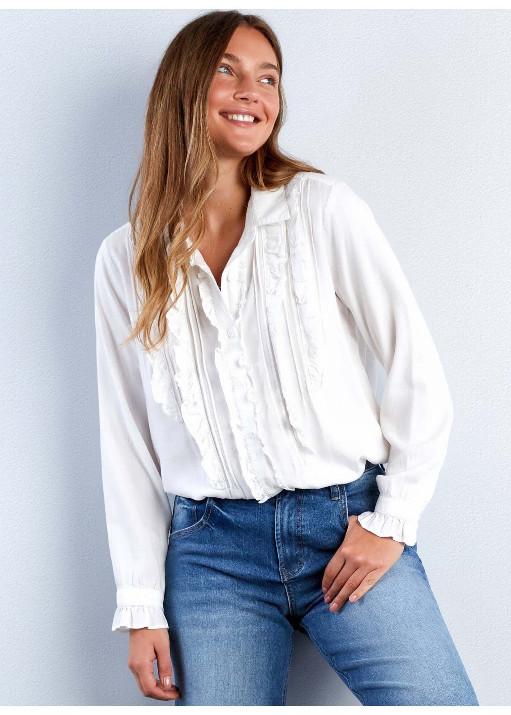 Billy T Tuxedo Shirt White