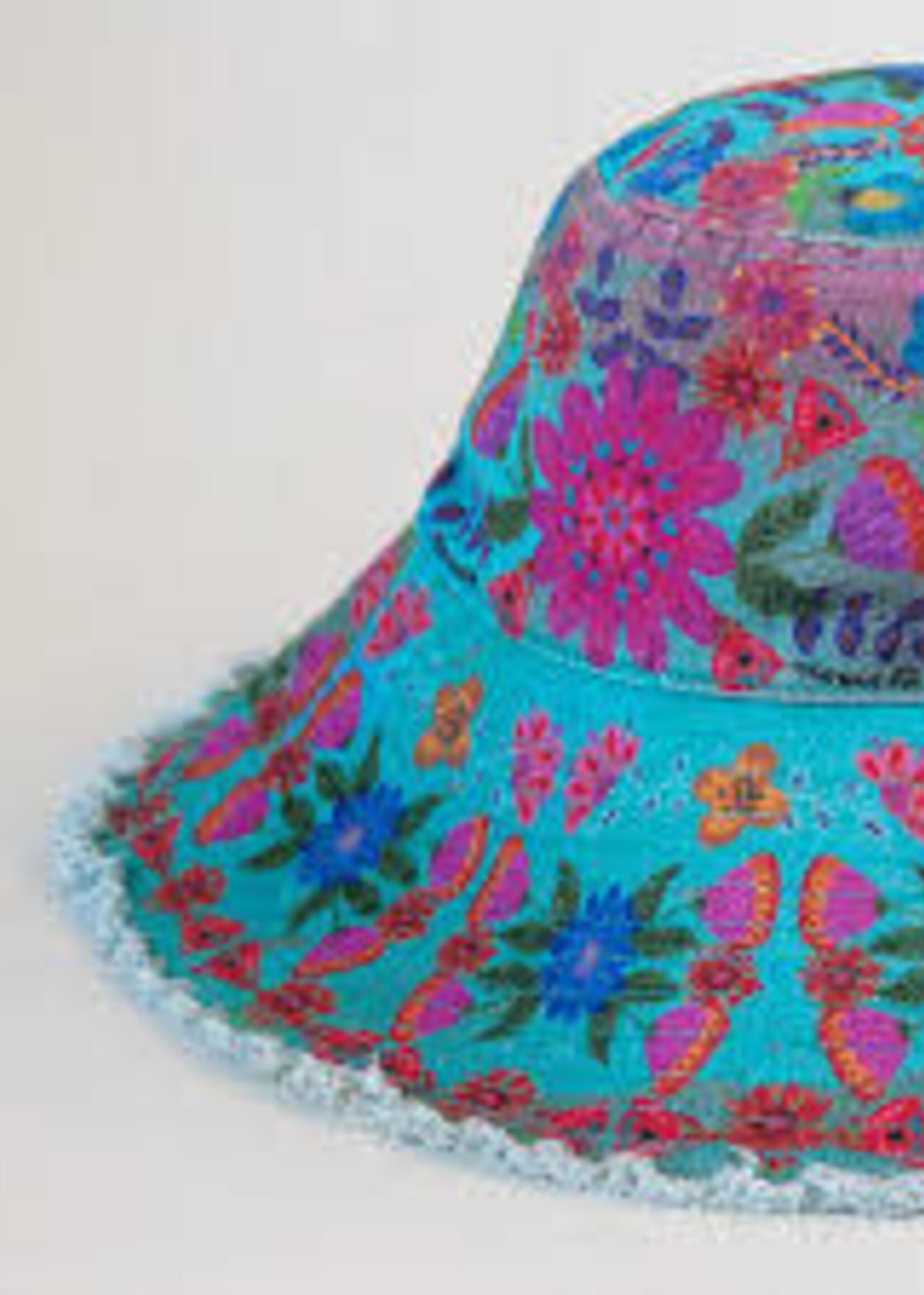 Sandy Days Bucket Hat  Teal Folk F