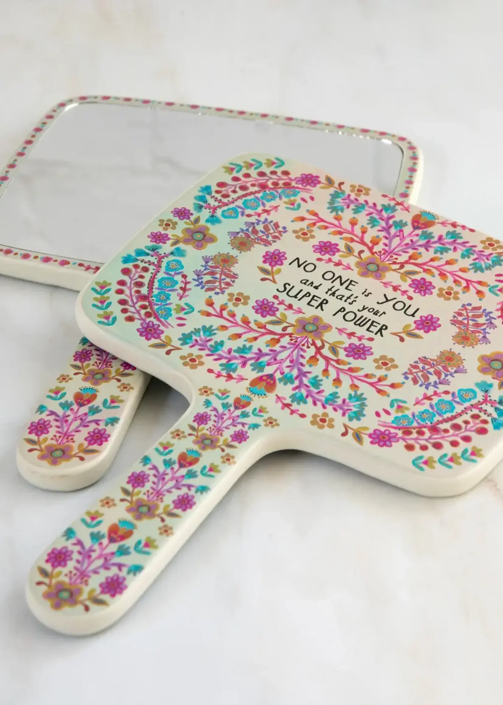 Wooden Hand Mirror No One is You