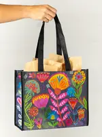 Happy Bag L Navy Flk Flower