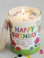 Gemstone Candle Happy Birthday