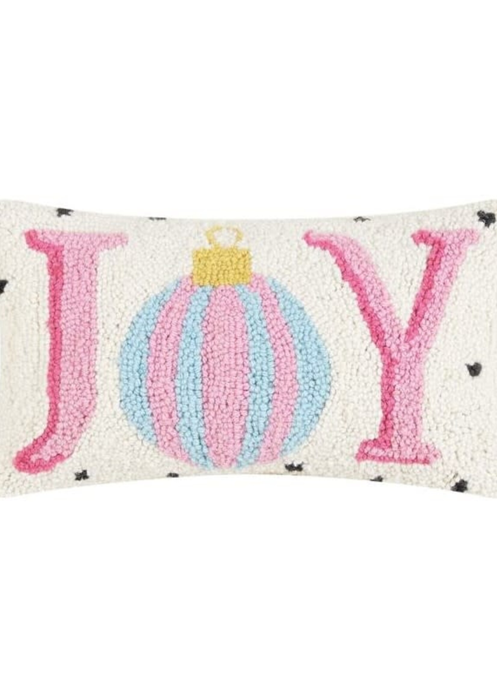 Peking Handicraft Pillow Spotted Holiday Joy