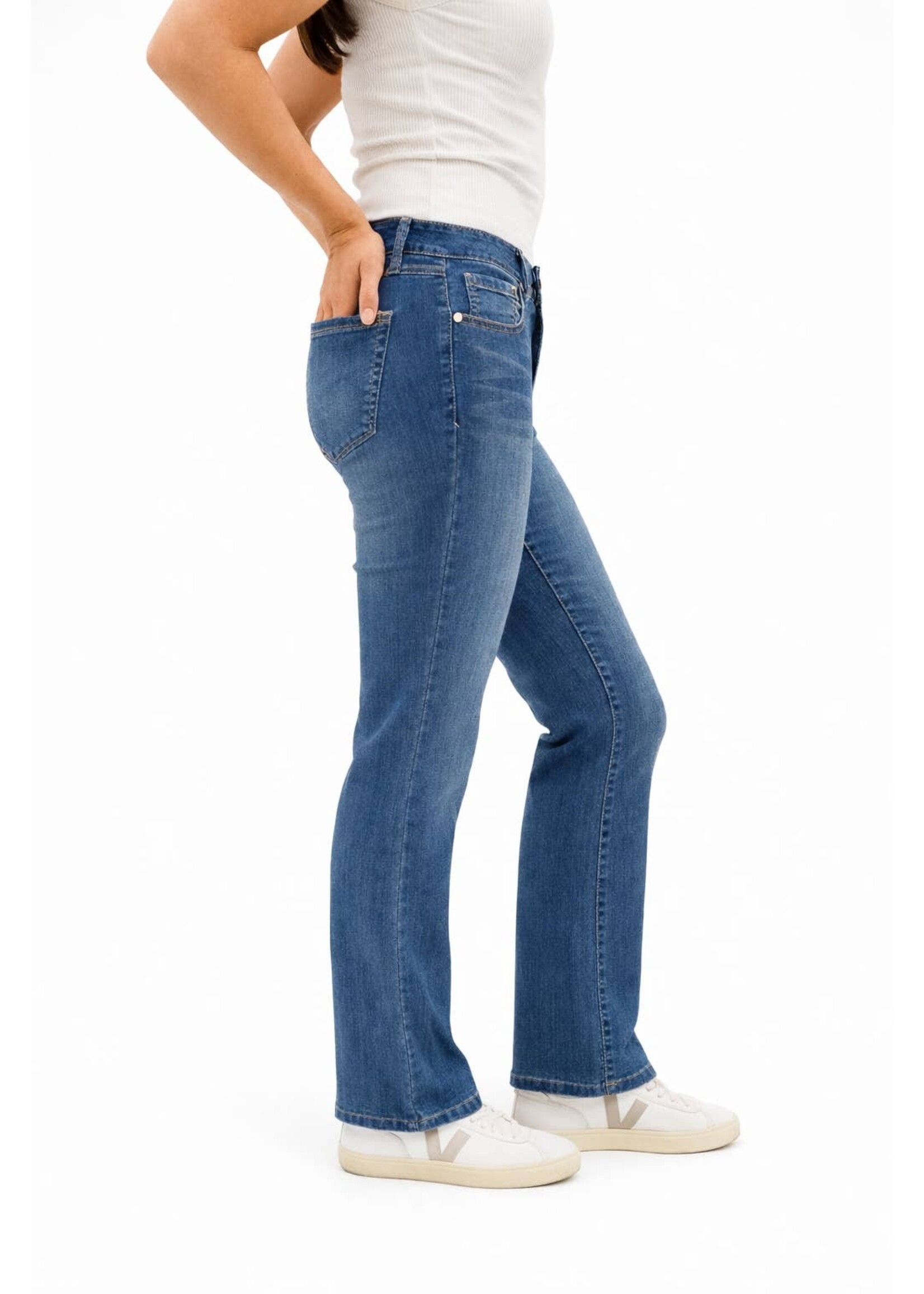 1822 Denim Silk Slim Boot in Tobias