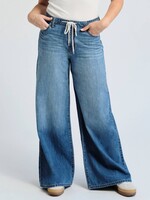 1822 Denim Baggy Wide Leg Jean W Drawstring in Yonkers