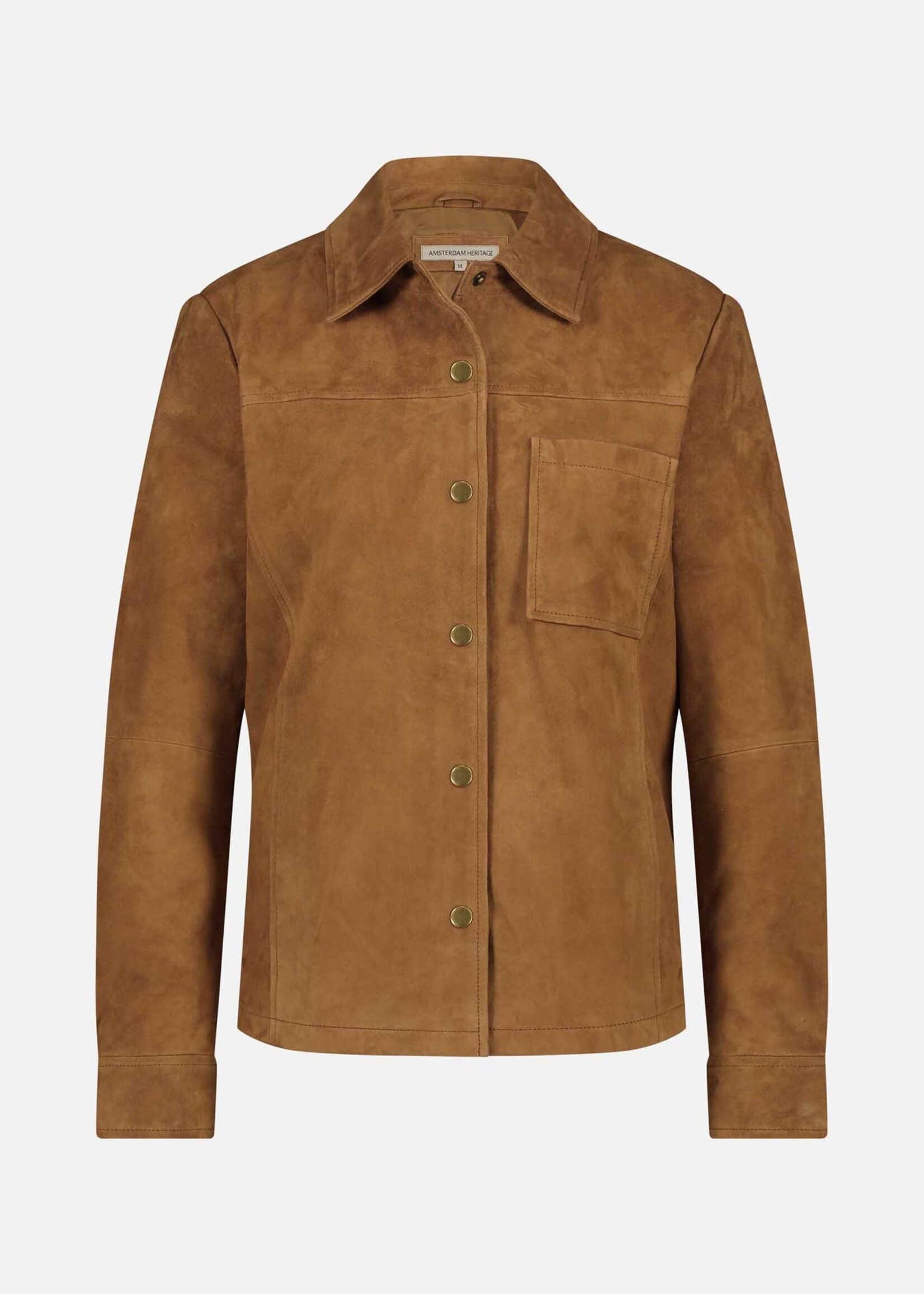 Amsterdam Heritage Dakota - Soft Design Suede Leather Shirt Jacket