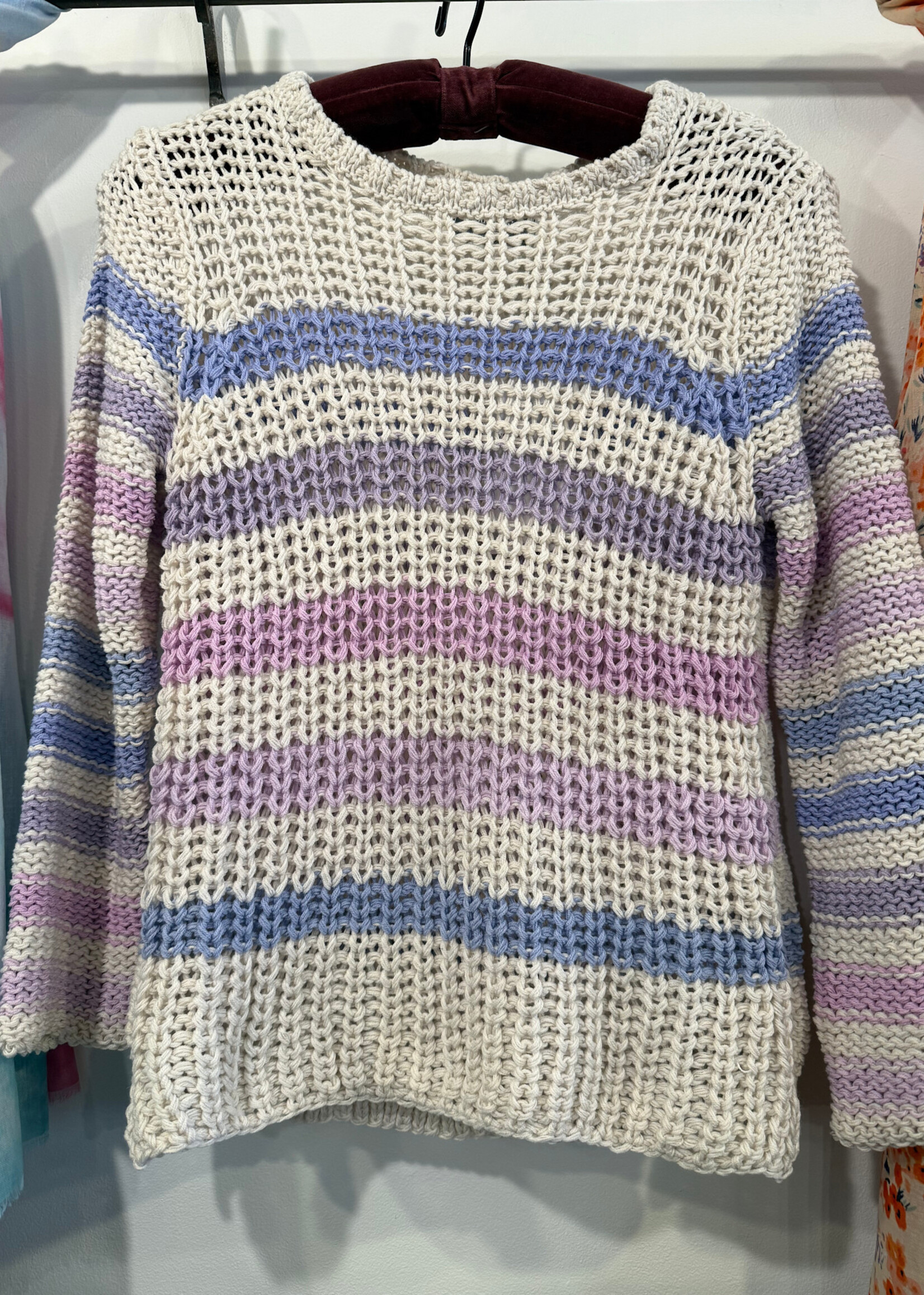 Wooden Ships Ariel Striped Chunky Top Cotton