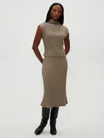 Michael Stars Shania Midi Skirt Splash