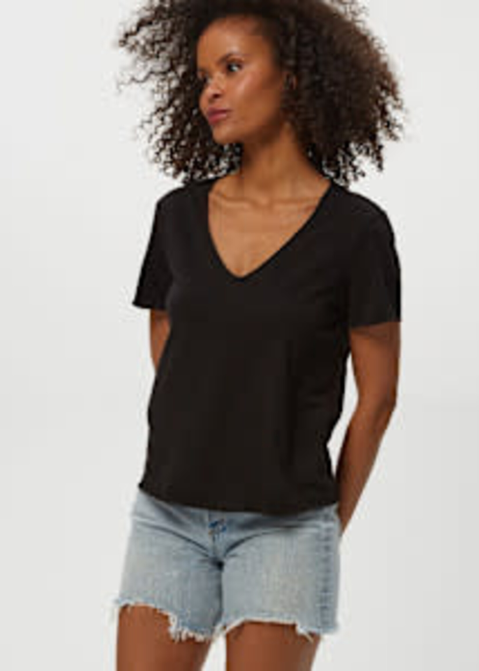 Michael Stars Vera Raw Hem Tee
