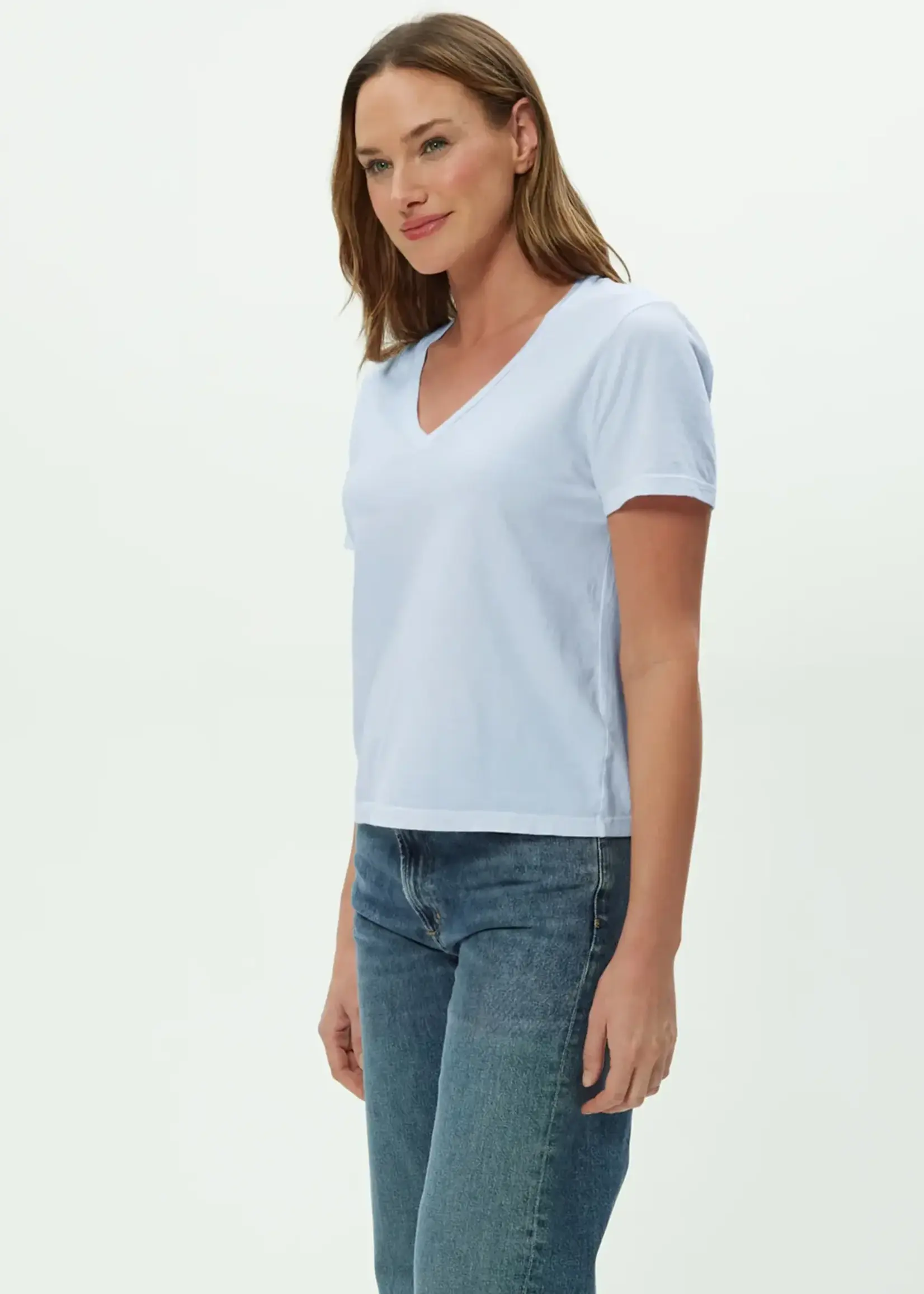 Michael Stars Vera Raw Hem Tee