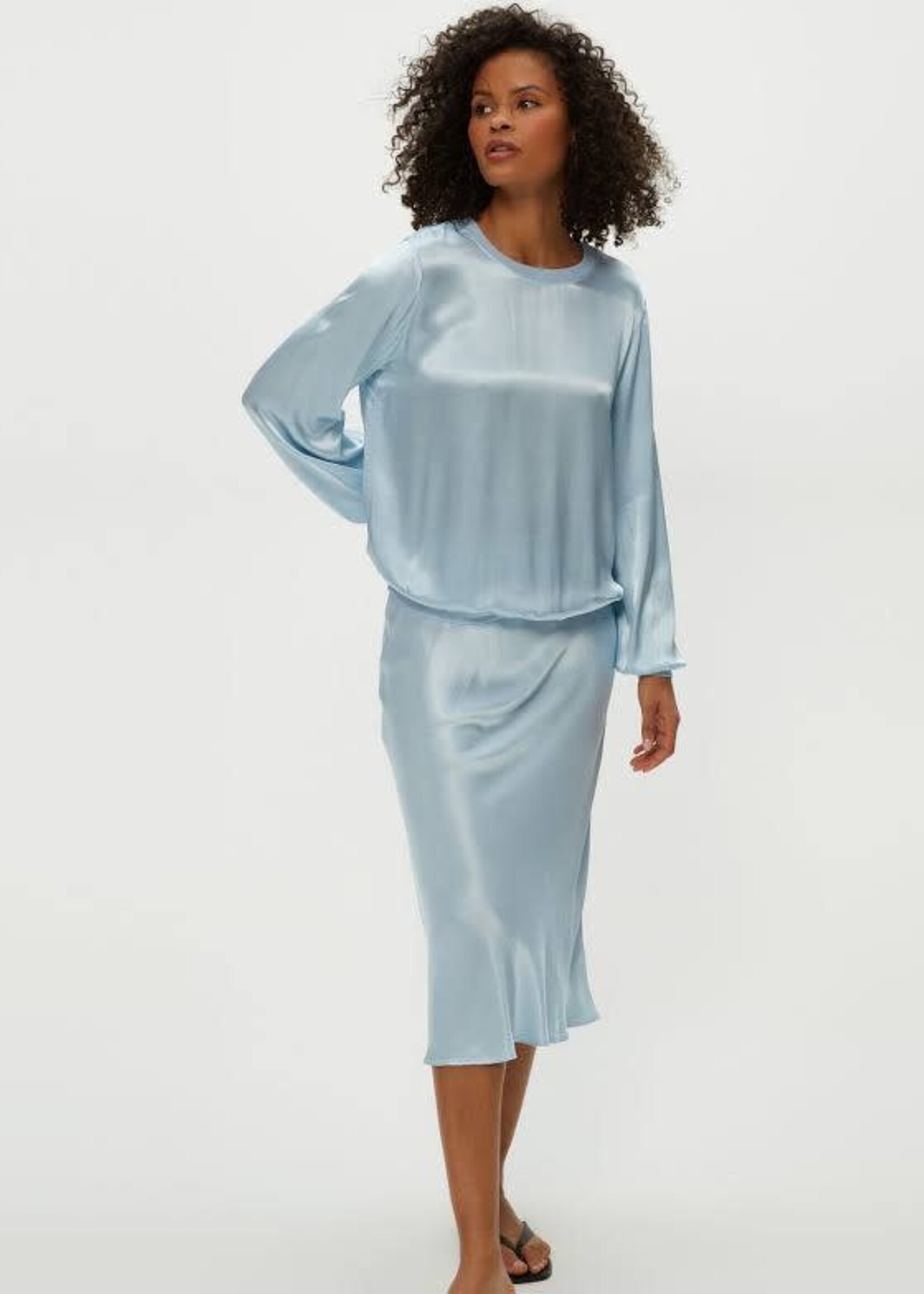 Michael Stars Leila Bias Cut Midi Skirt