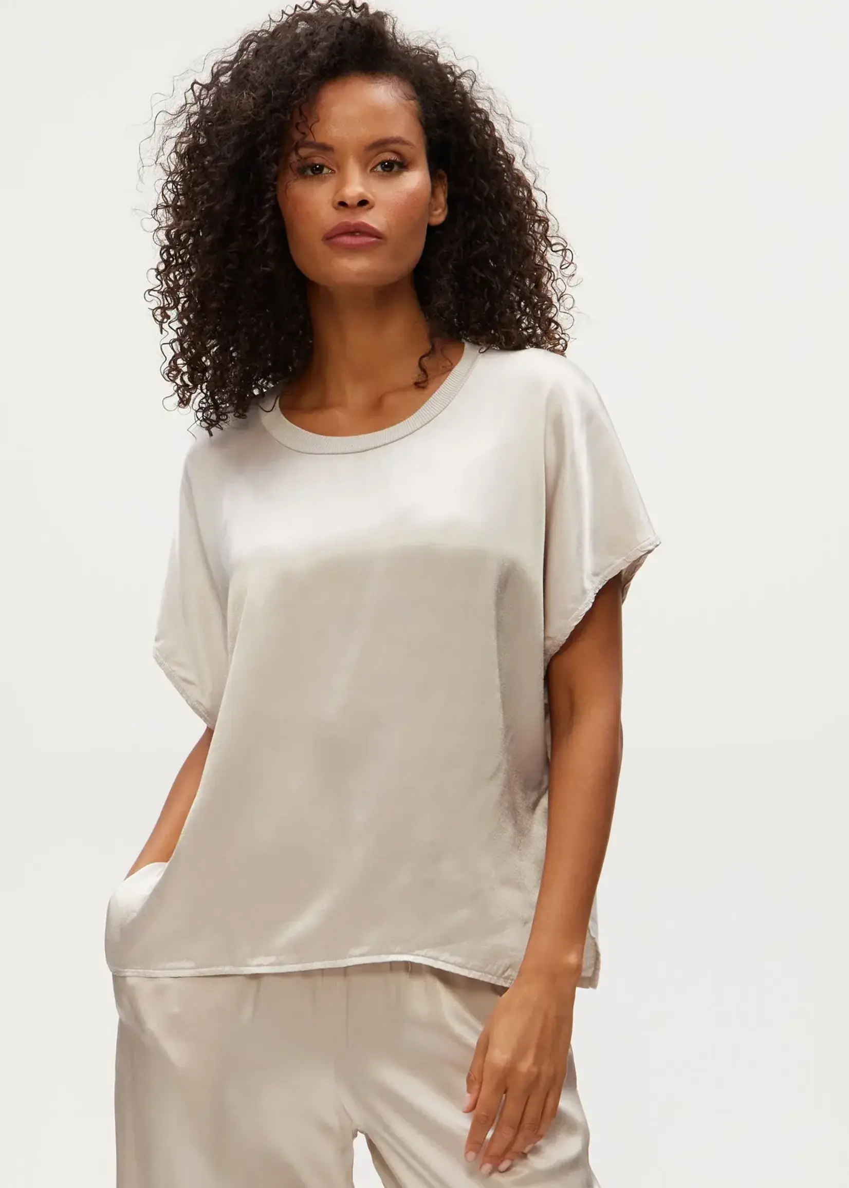 Michael Stars Flow Tee Chalk