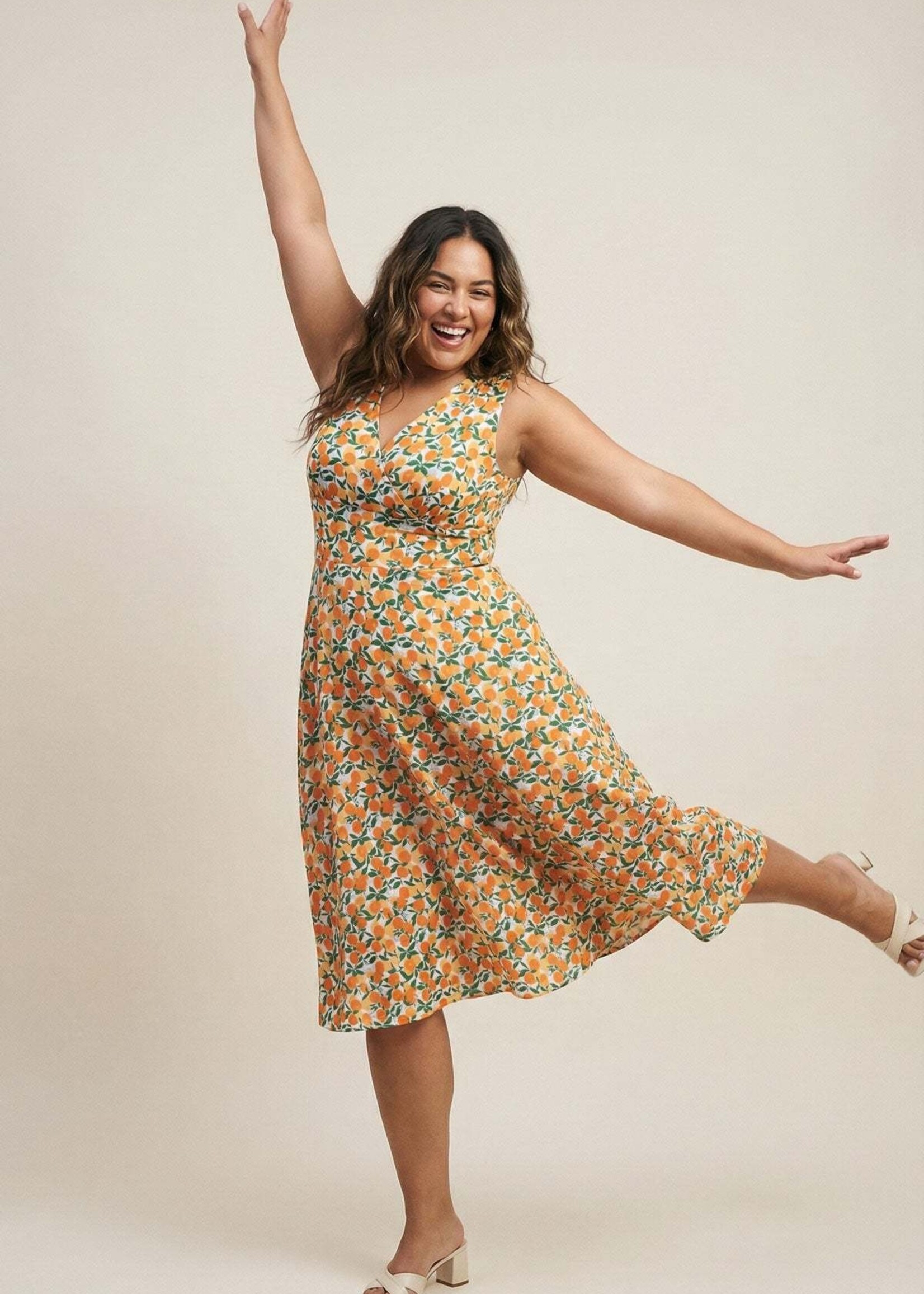 Karina Dresses Abigail Dress - Orange Grove