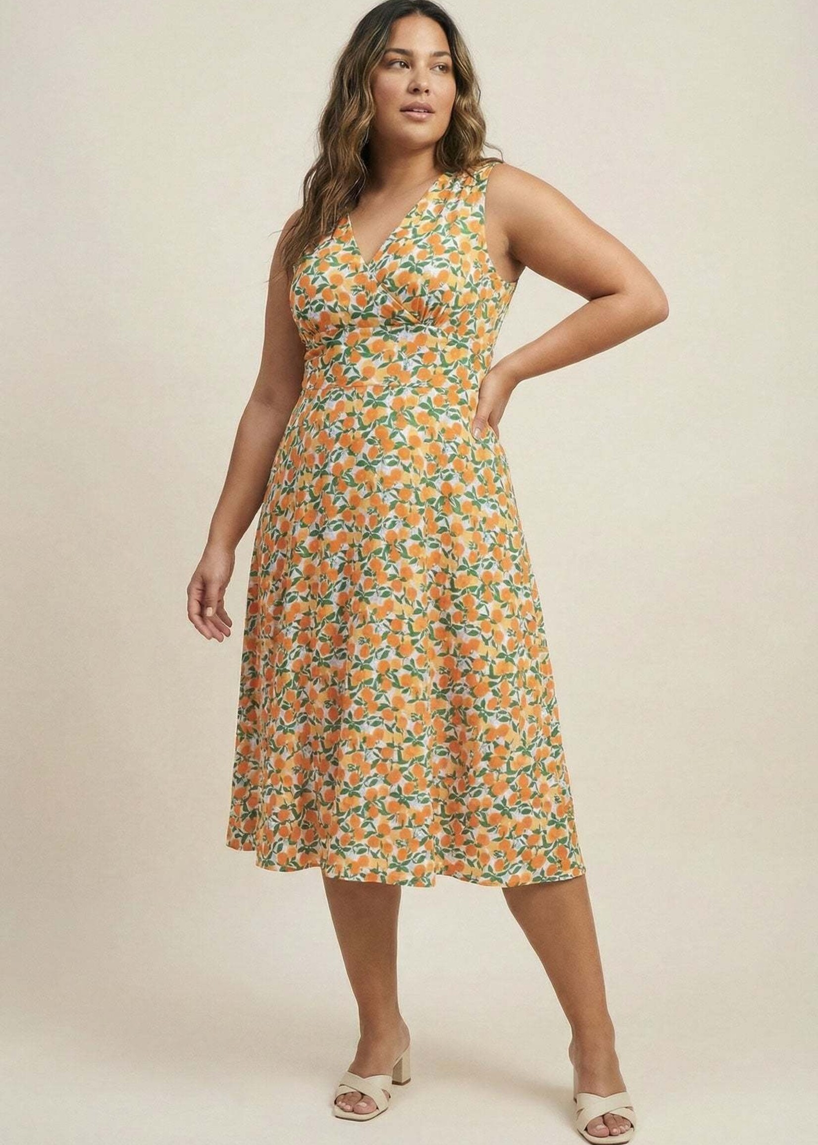 Karina Dresses Abigail Dress - Orange Grove