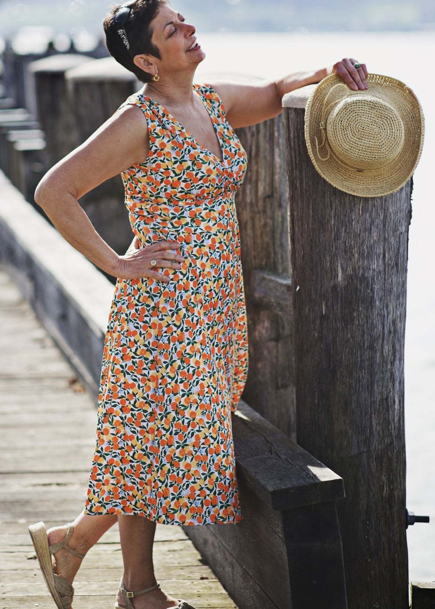 Karina Dresses Abigail Dress - Orange Grove