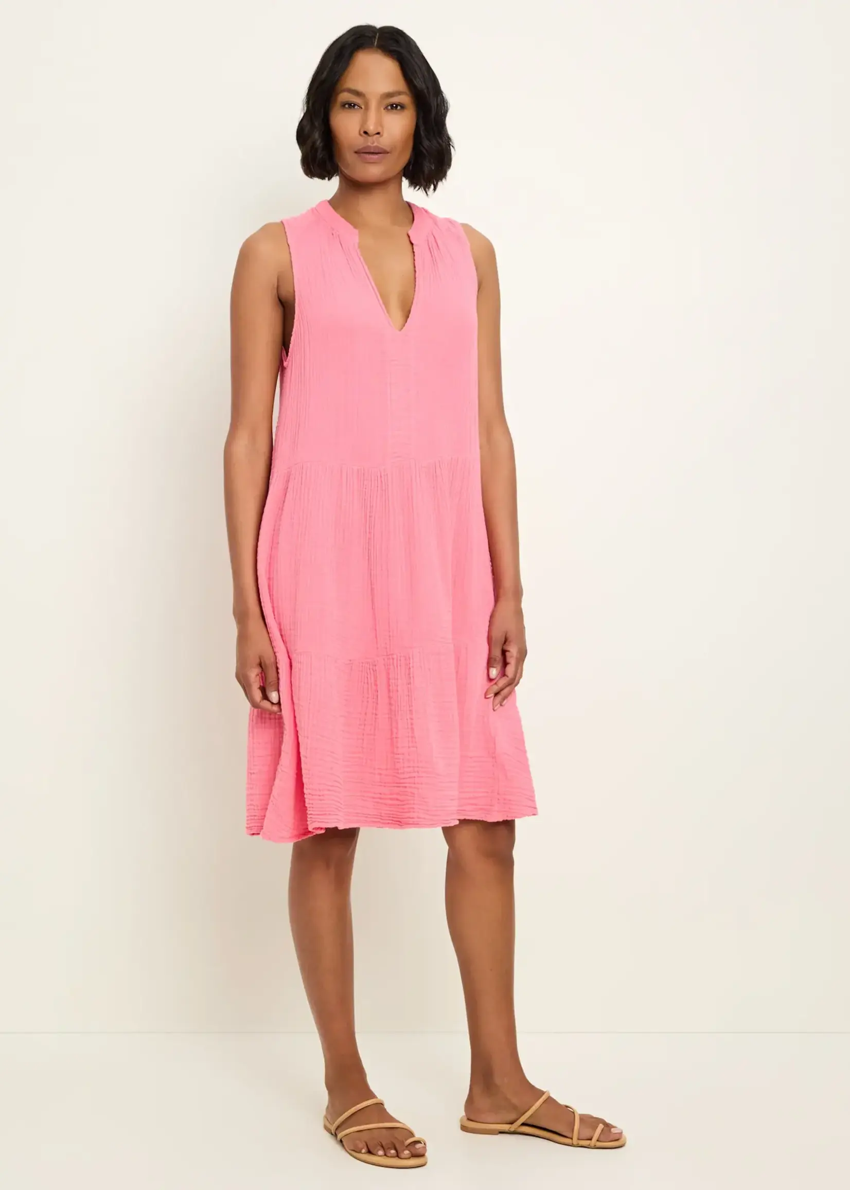 Michael Stars Daisy Gauze Dress