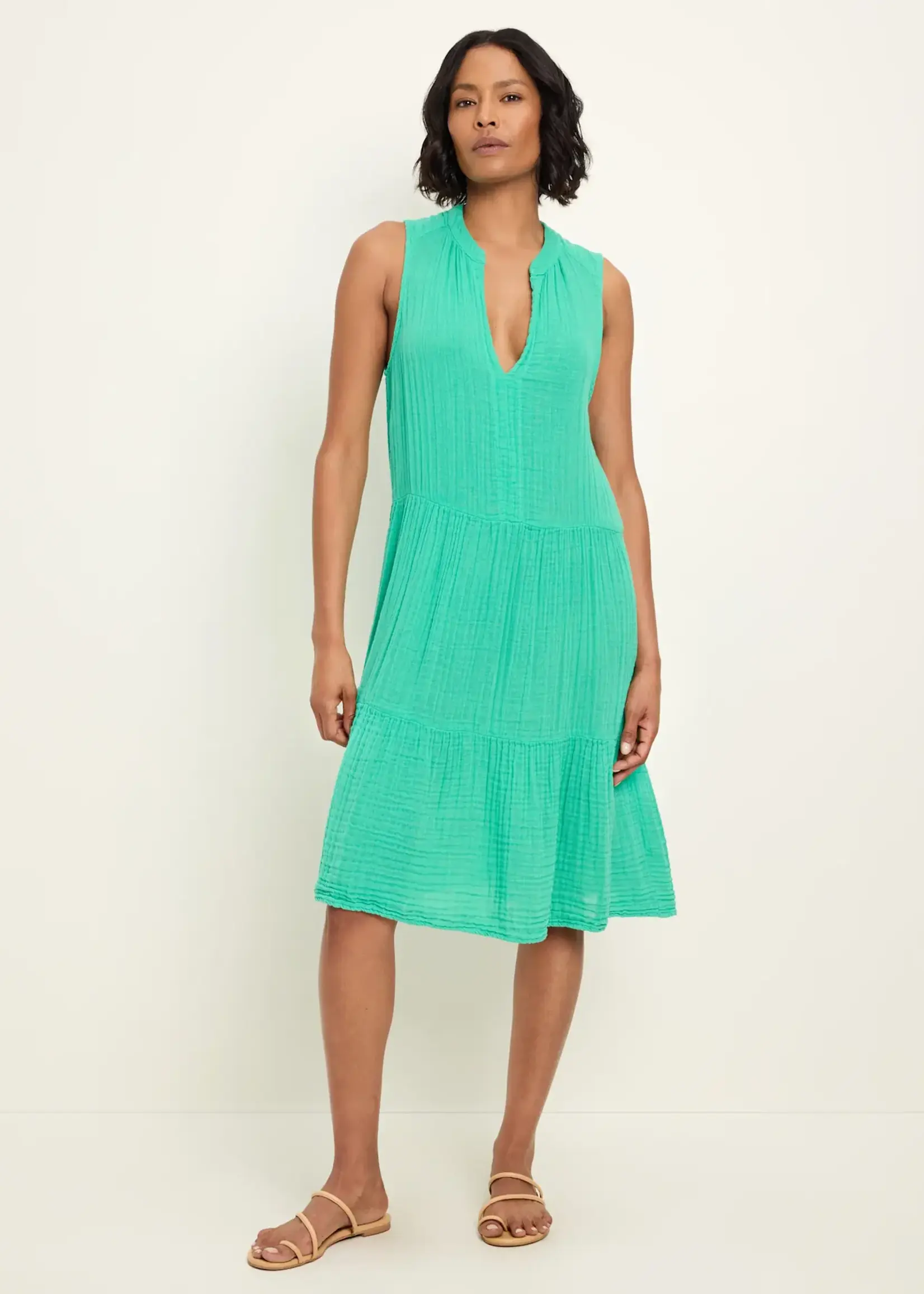 Michael Stars Daisy Gauze Dress