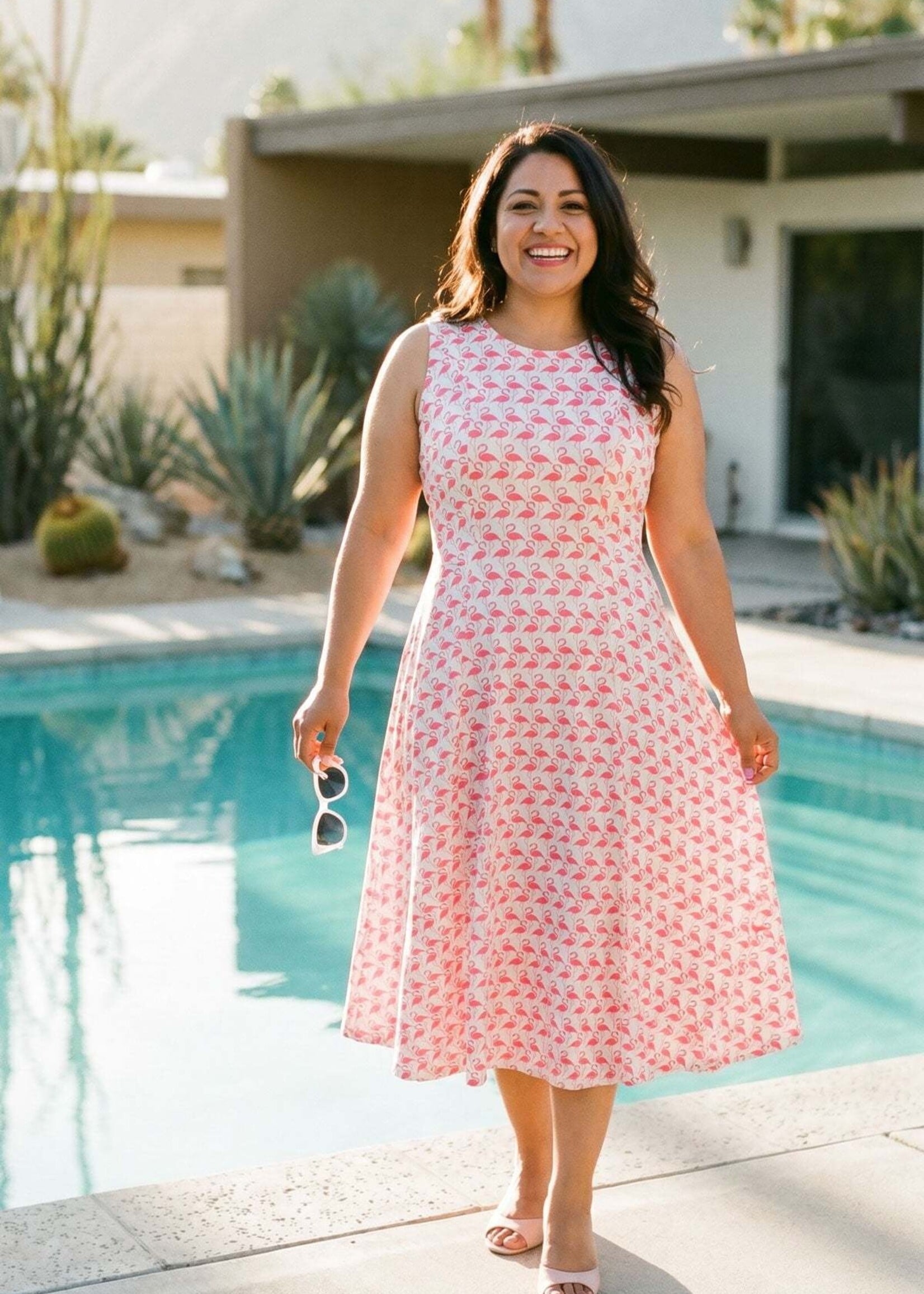 Karina Dresses Cleo Dress - Flamingo