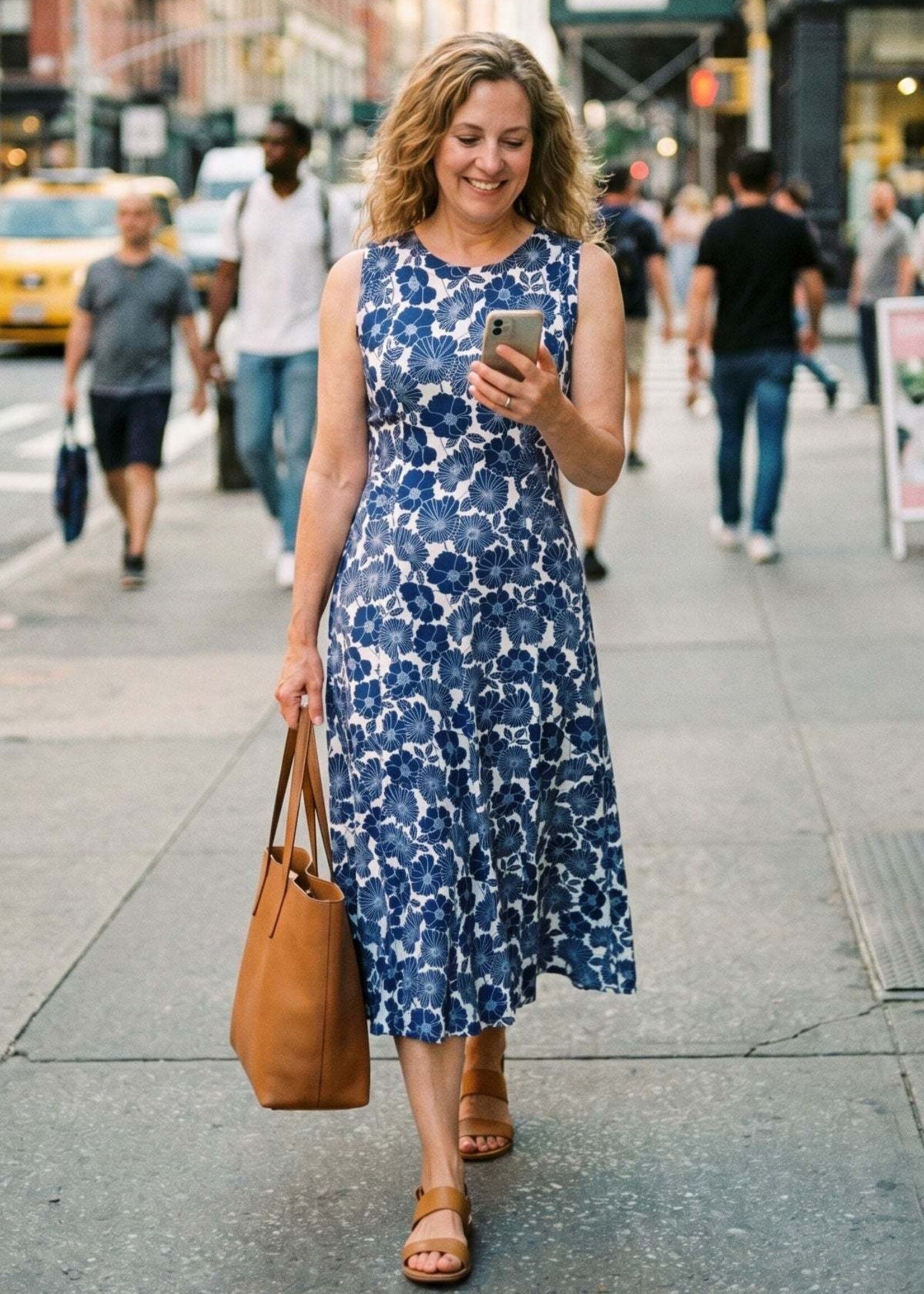 Karina Dresses Cleo Dress - Stuck on Blue