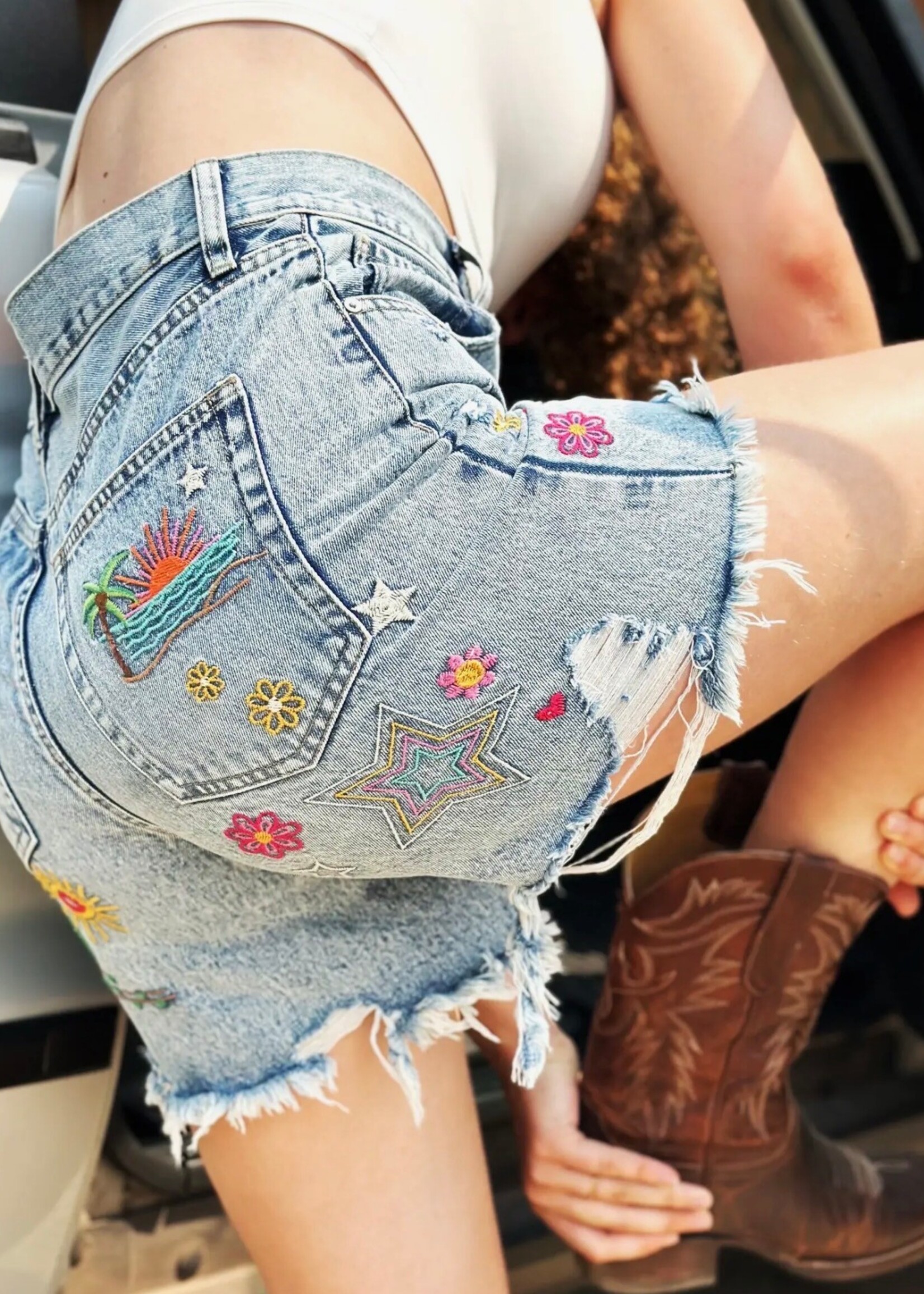 Billy T Denim Camper Shorts