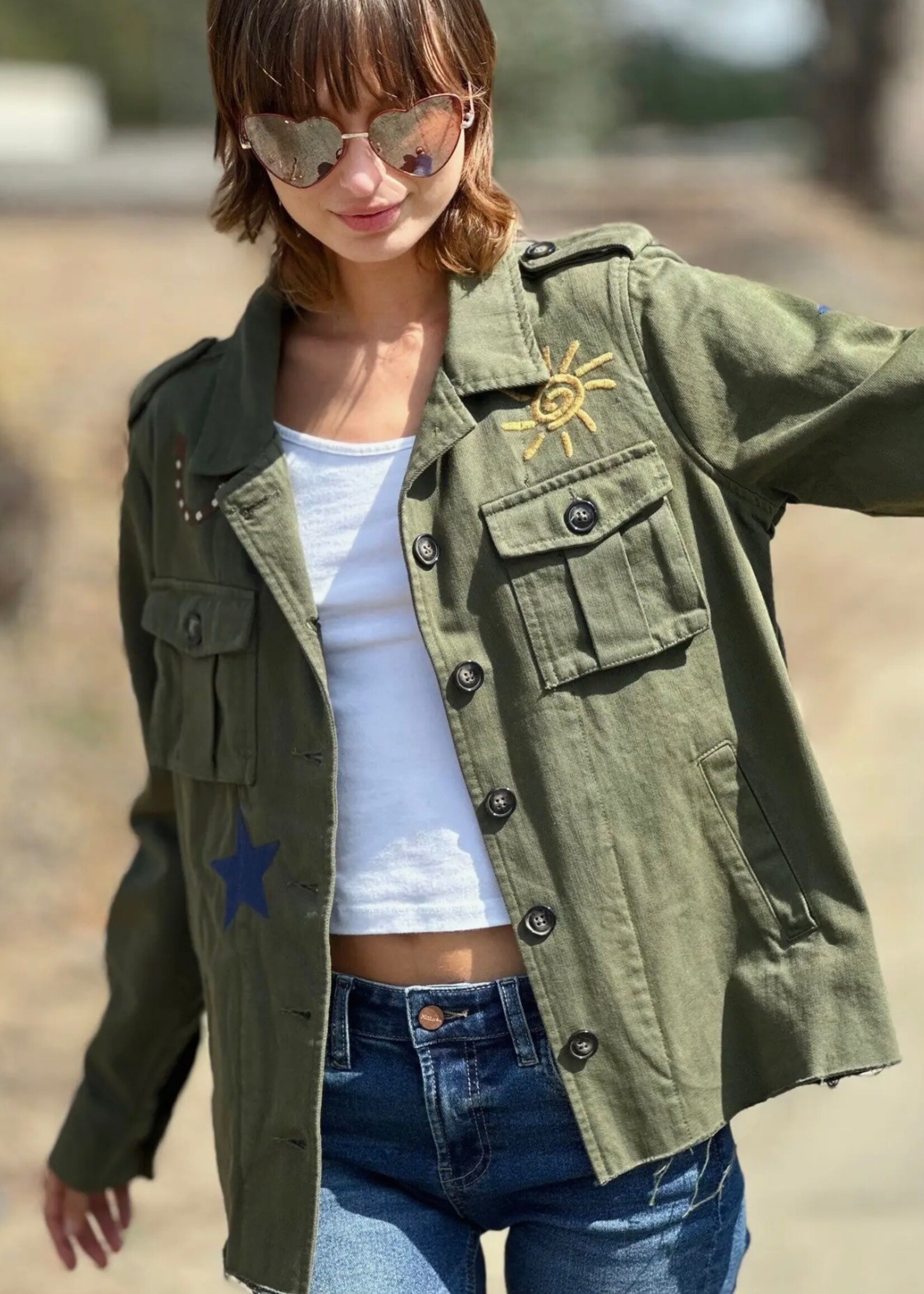 Billy T Lucky Me Embroidered Jacket