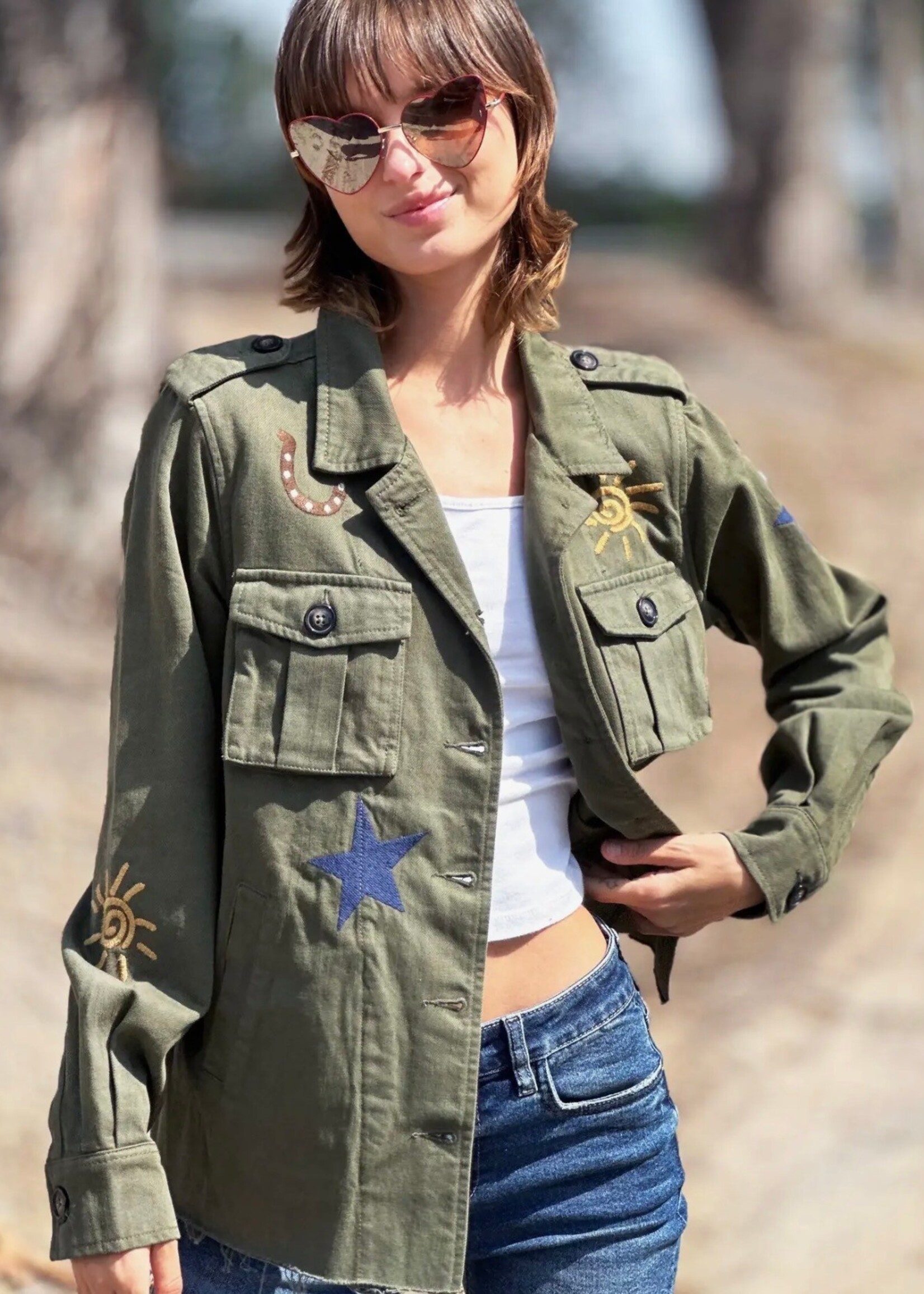 Billy T Lucky Me Embroidered Jacket