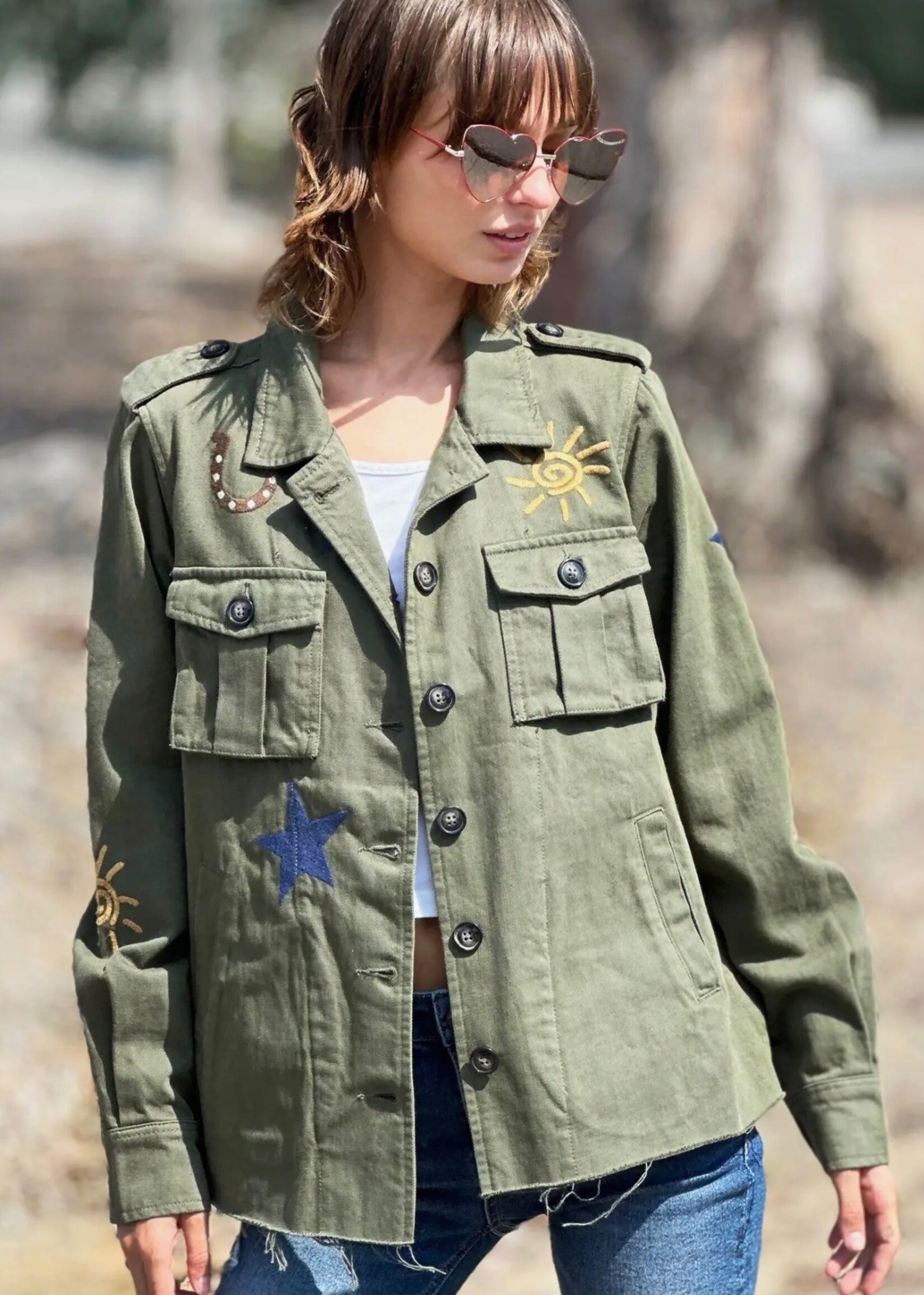 Billy T Lucky Me Embroidered Jacket