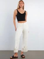 Billy T Petal Eyelet Ankle Jeans
